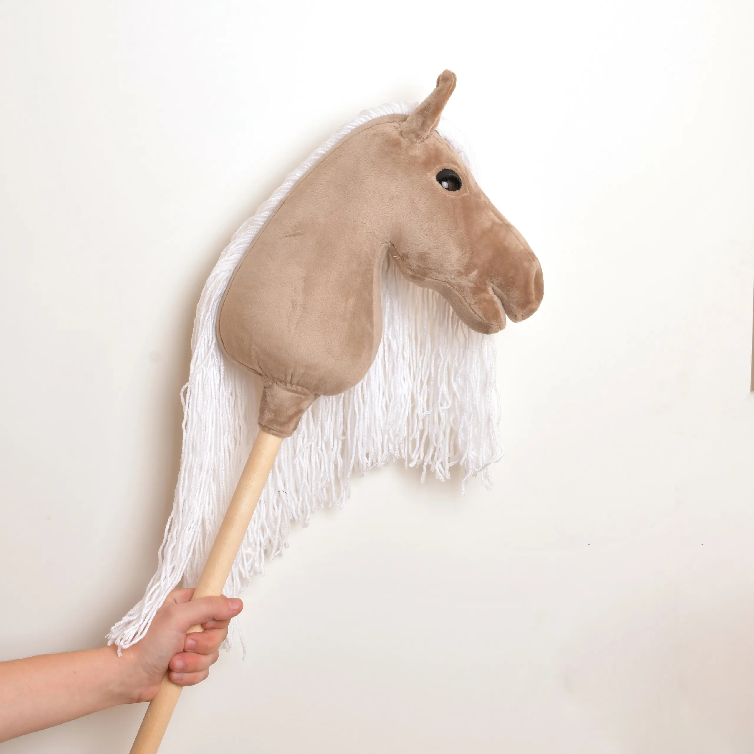 Хобби хорс пони HORSY капучино/белая грива Первая Конная Мануфактура