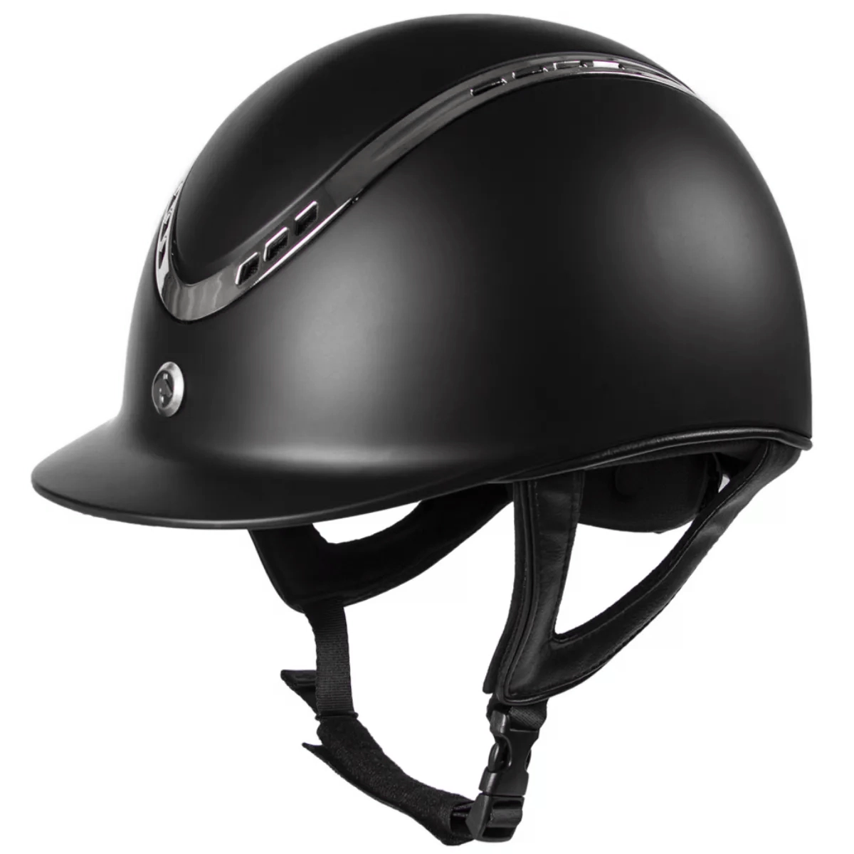 Шлем пластиковый WINNER с регулировкой чёрный/серебристый Первая Конная Мануфактура