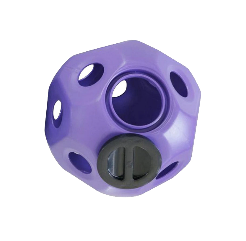 Игрушка для лошади большой шар для корма фиолетовый