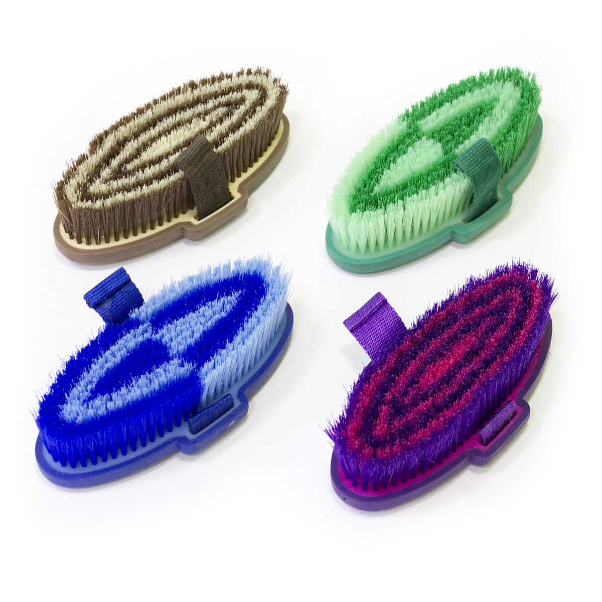 Щётка мягкая двухцветная HO красный/чёрный