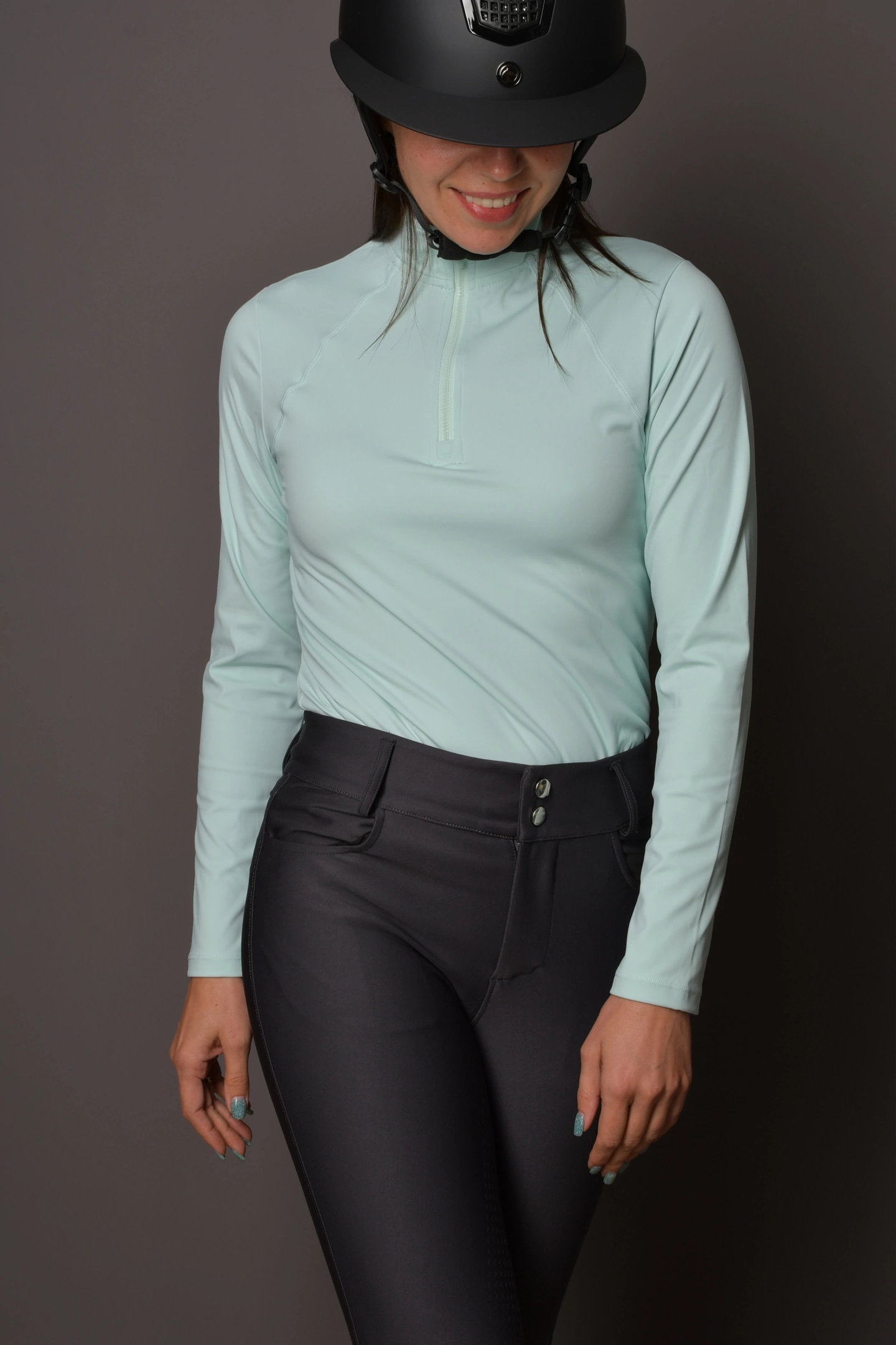 Лонгслив мята