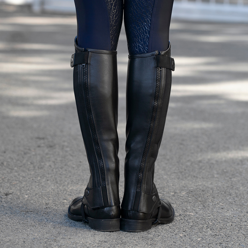 Краги анатомические из мягкой кожи чёрный