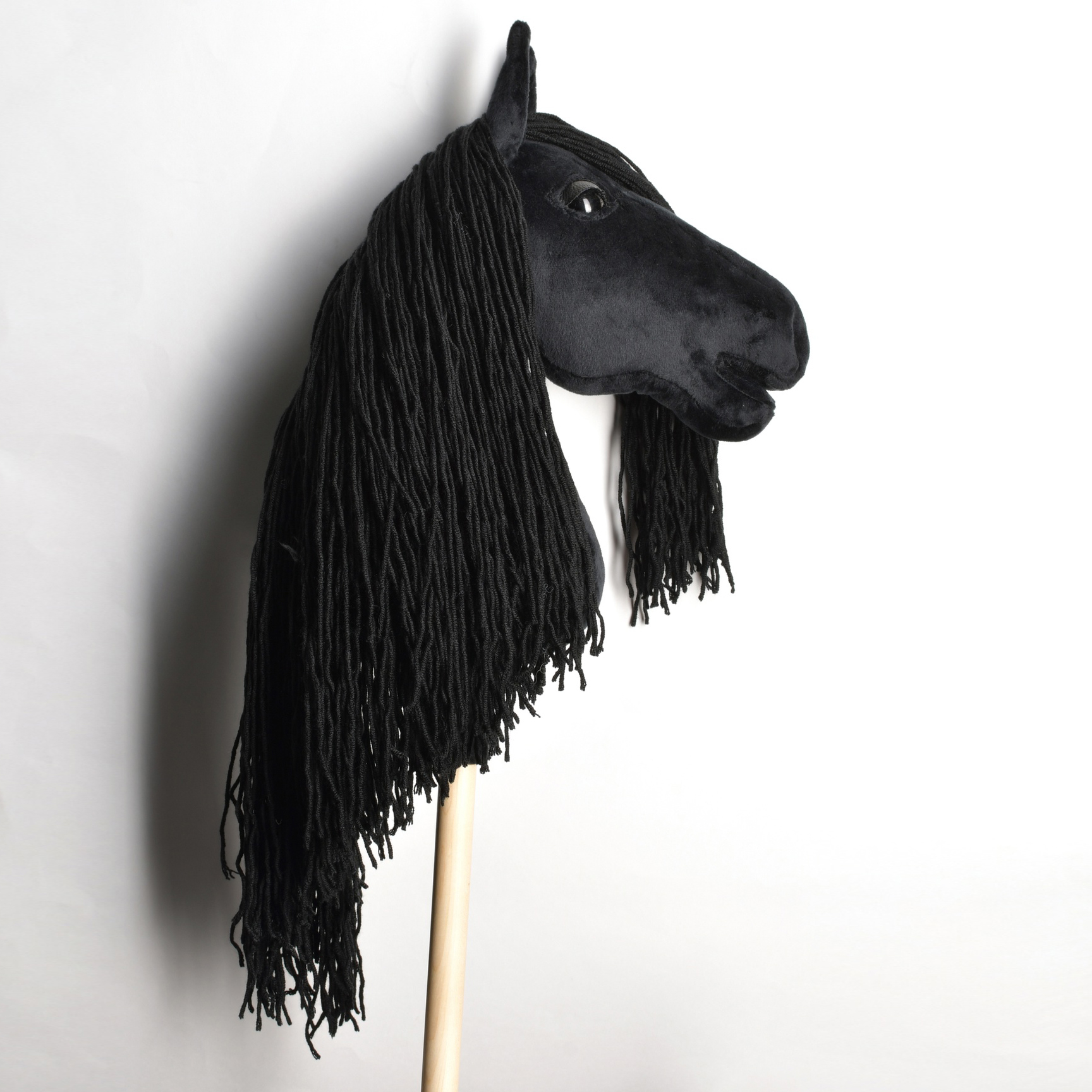 Хобби хорс HORSY чёрный/чёрная грива