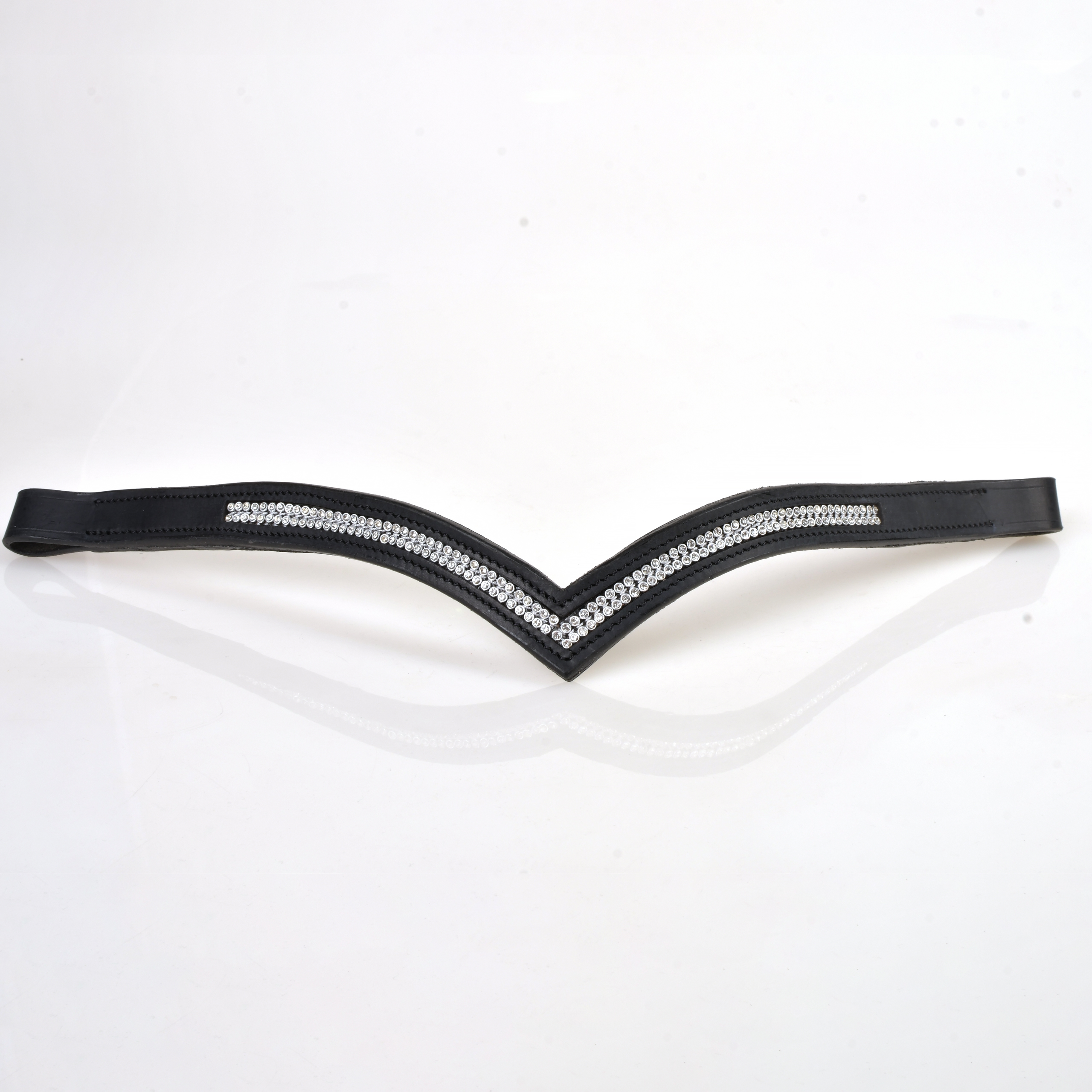 Налобник V-образный чёрный Первая Конная Мануфактура