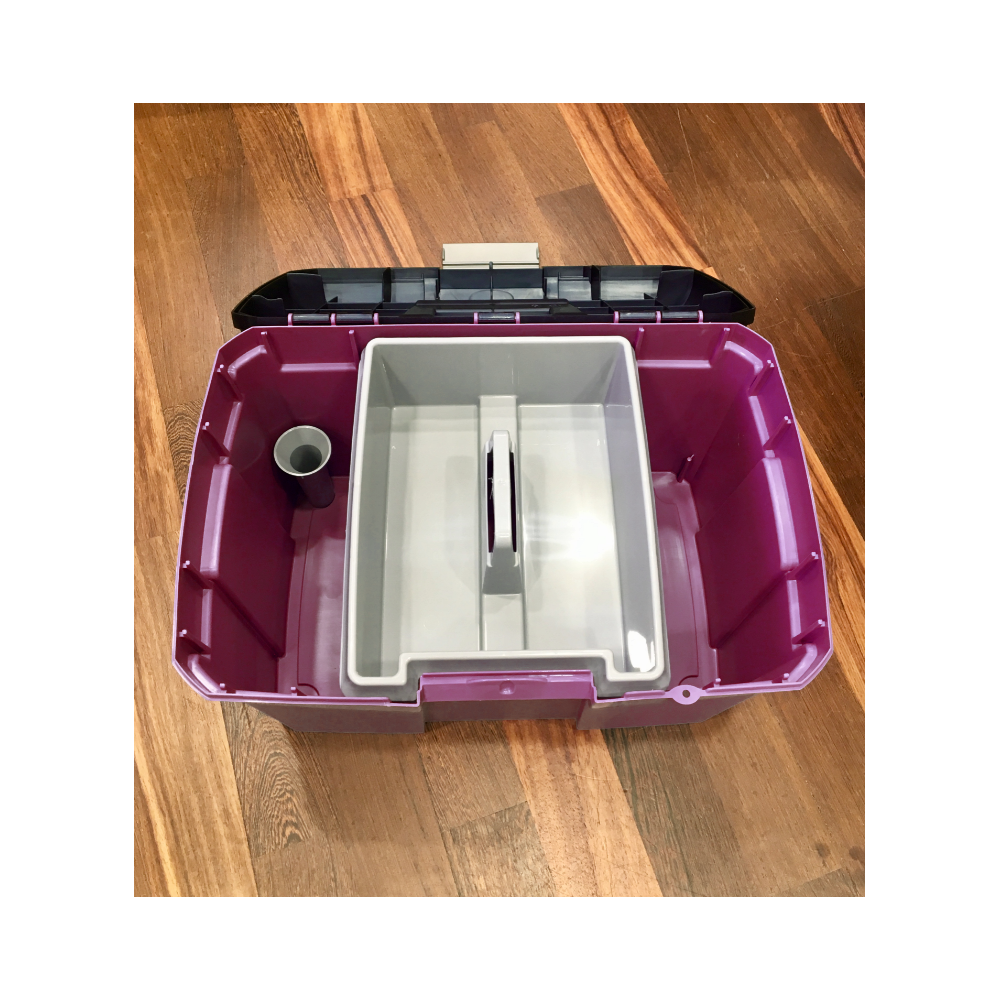 Ящик для щеток красный