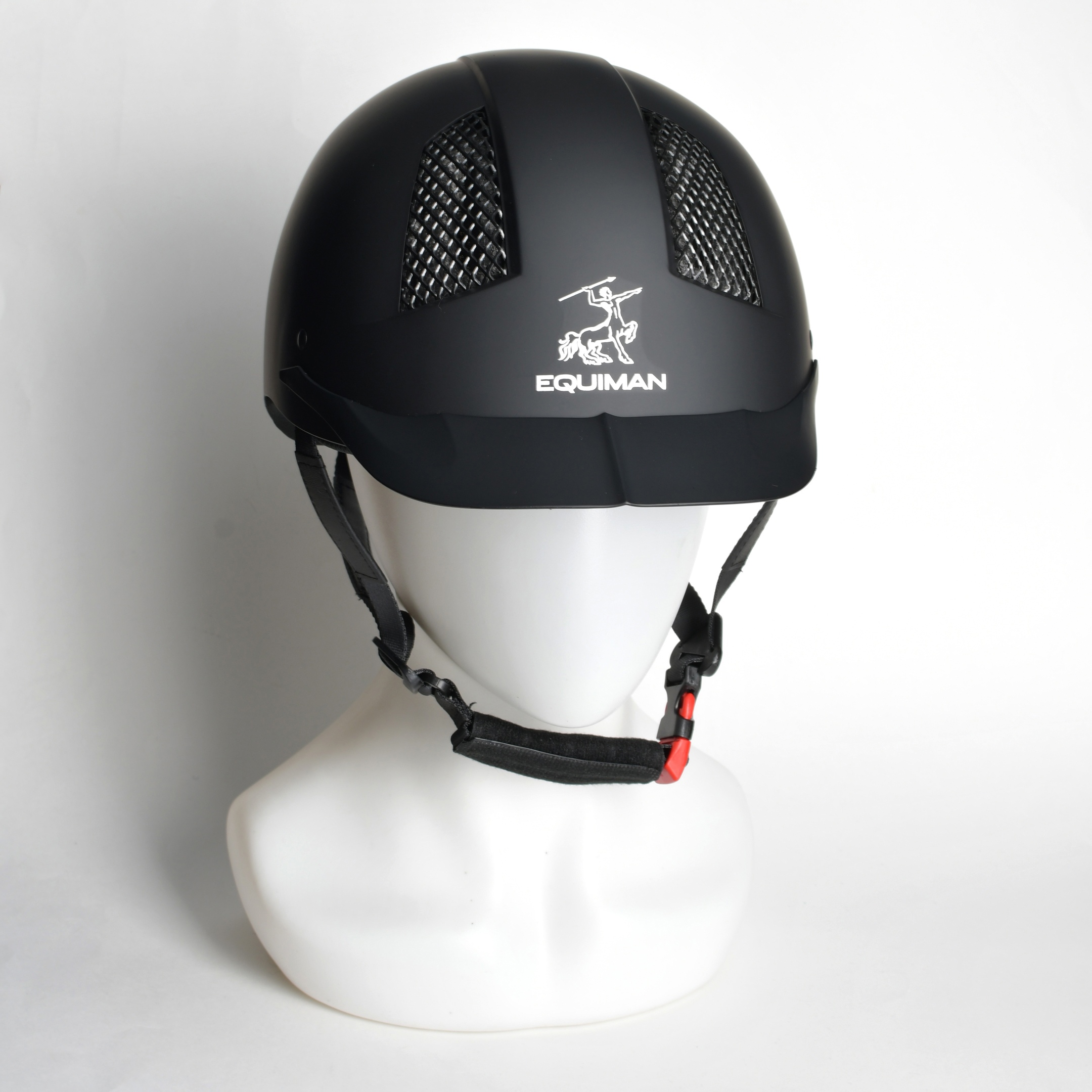 Шлем пластиковый COOLMAX с регулировкой чёрный Первая Конная Мануфактура
