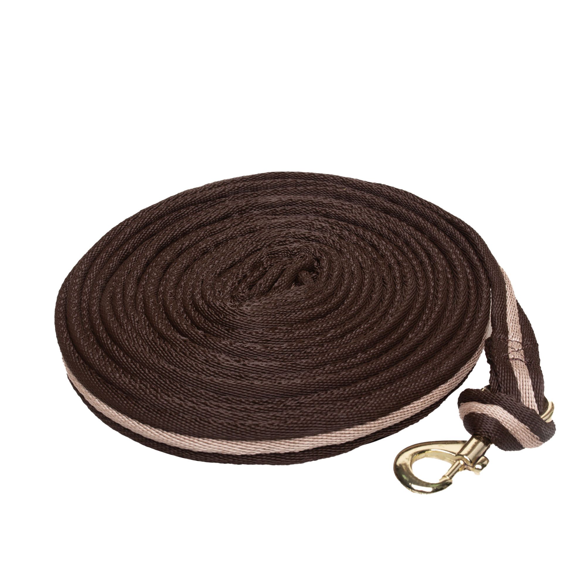 Корда 8 метров коричневый/беж