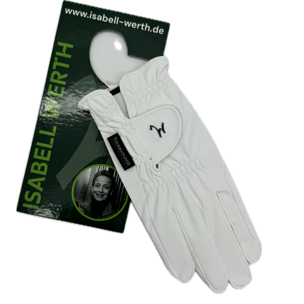 Перчатки для верховой езды Bella Rose белый