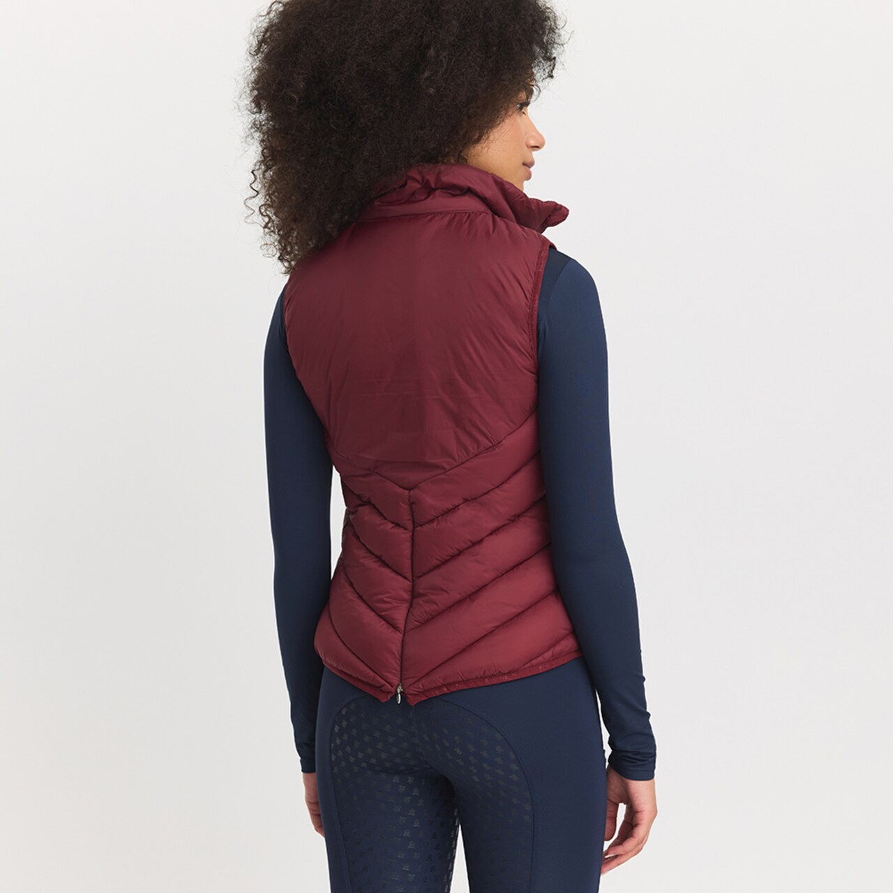 Жилет для верховой езды Delaire бордо