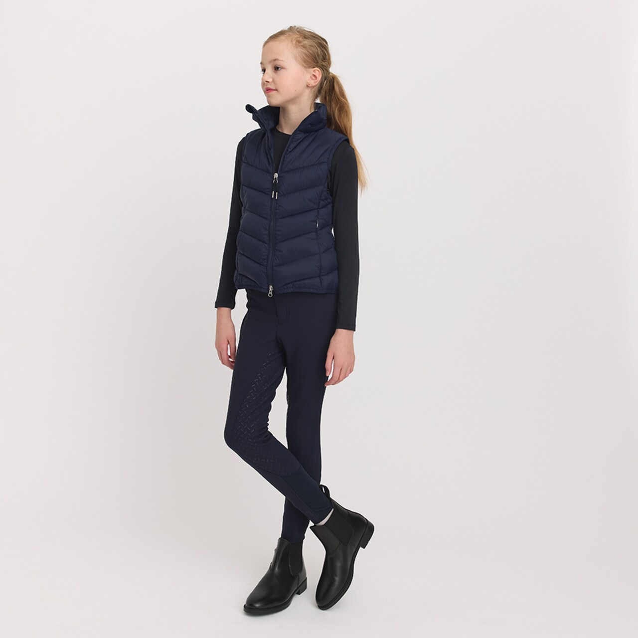 Жилет для верховой езды детский Delaire синий