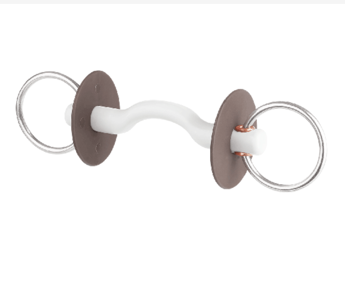 Трензель BERIS Loose ring 7,5, tongue port, soft Первая Конная Мануфактура