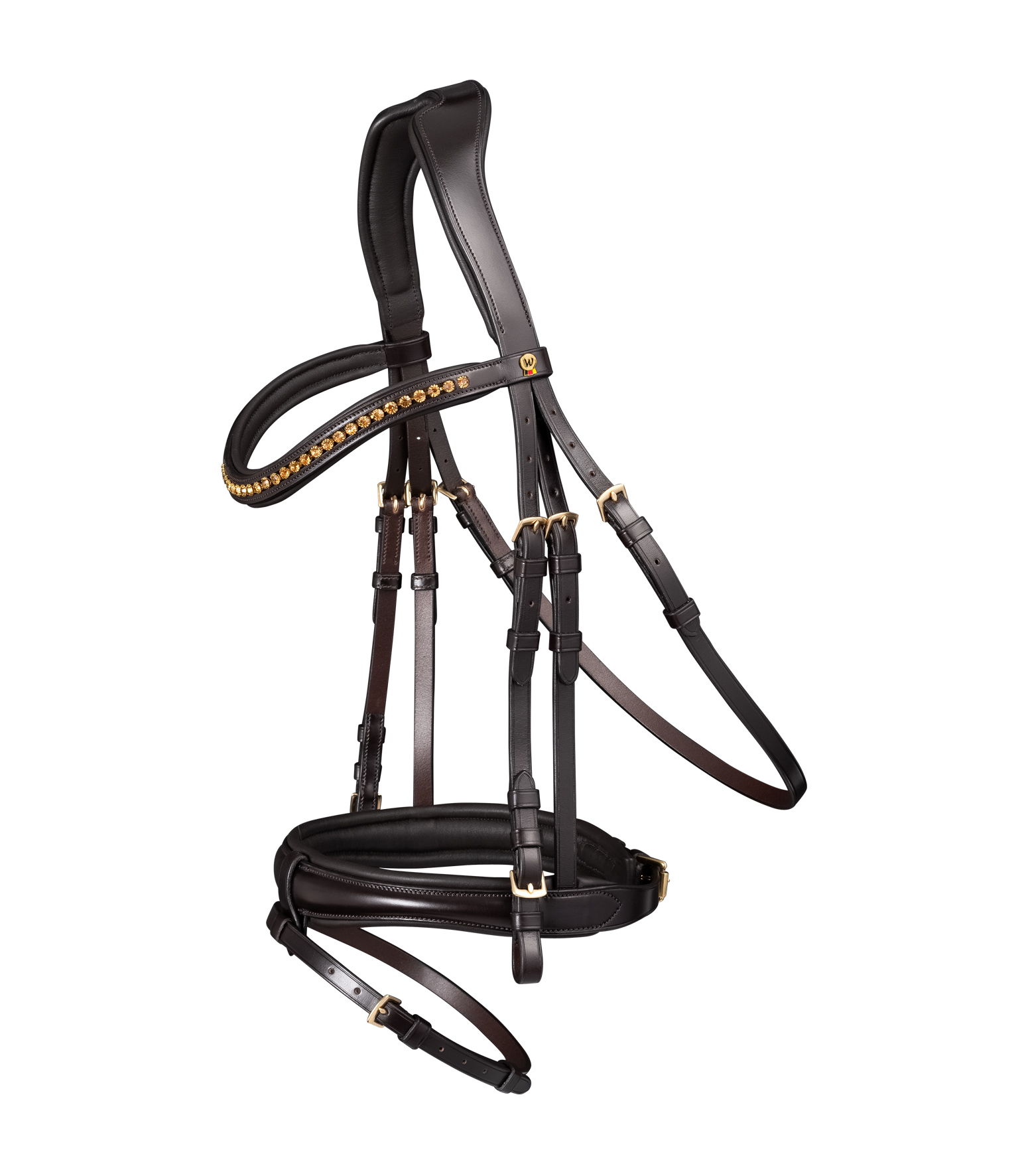 Оголовье S-Line Majestic Bridle коричневый Первая Конная Мануфактура