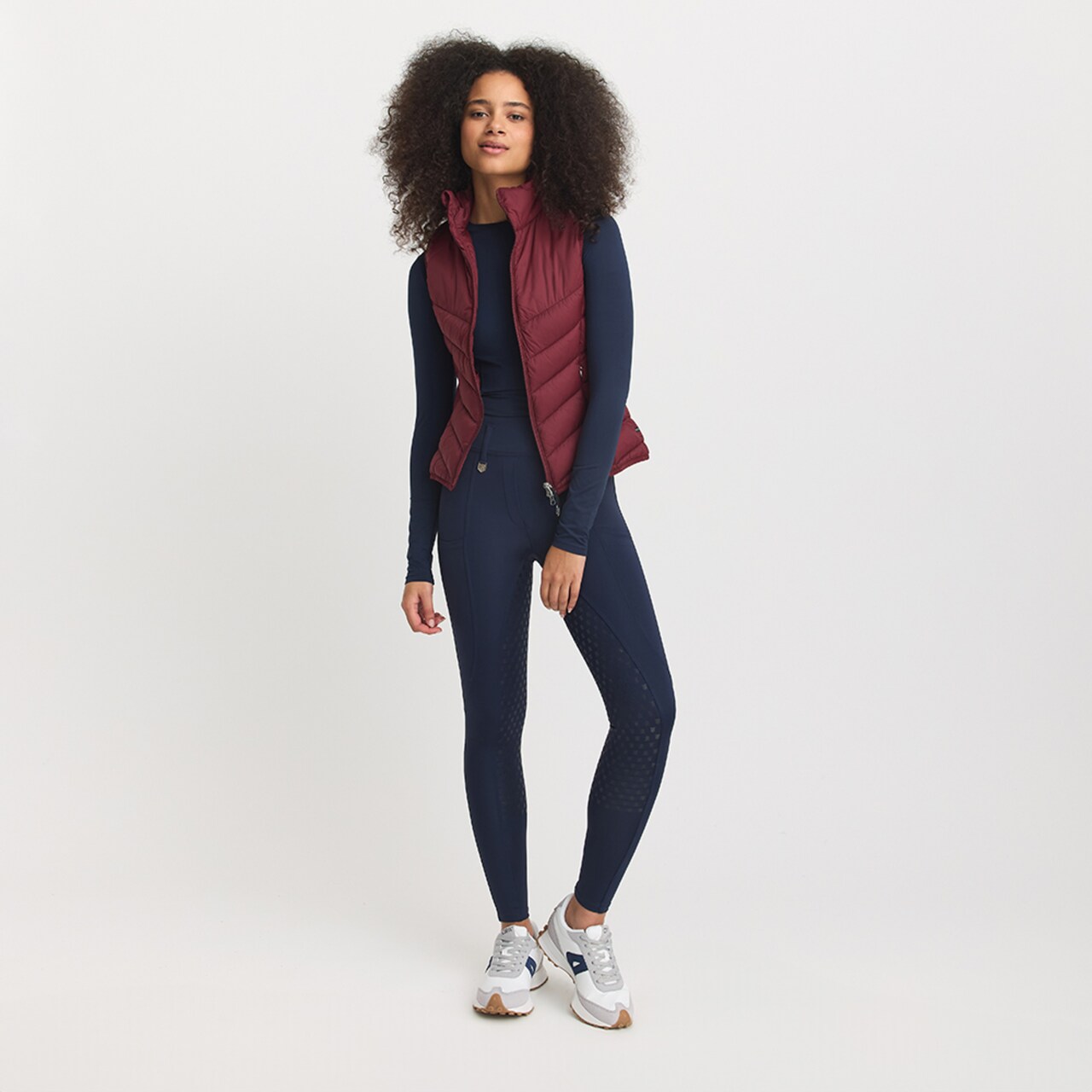 Жилет для верховой езды Delaire бордо