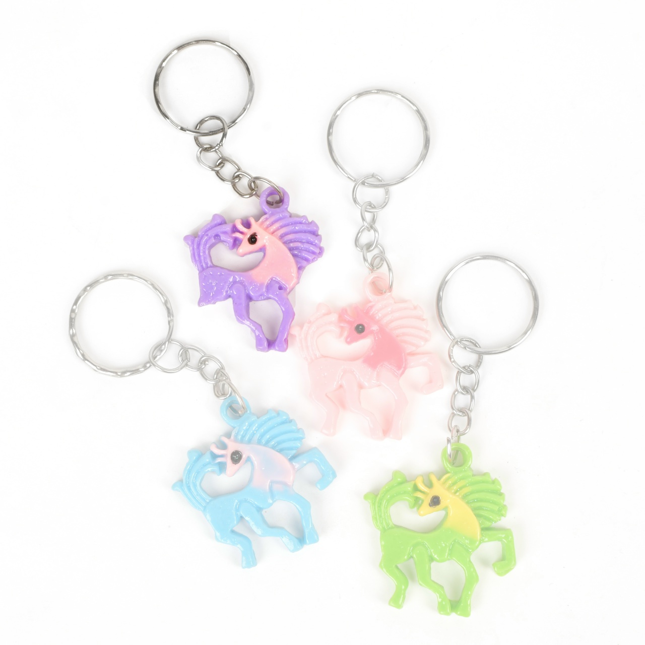 Брелок лошадка пластик 30*35мм, сиреневый
