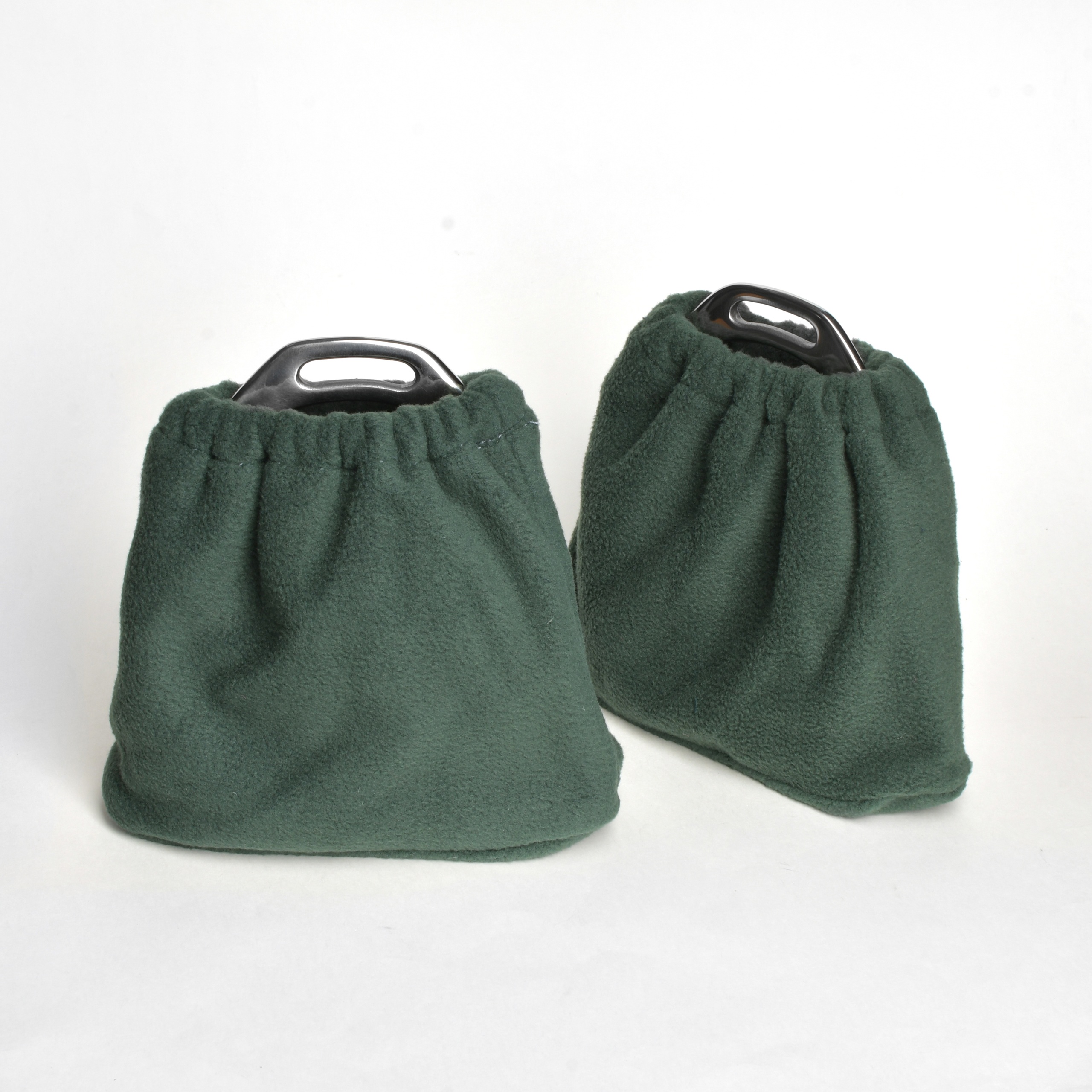 Чехлы на стремена CASE флисовые зелёный