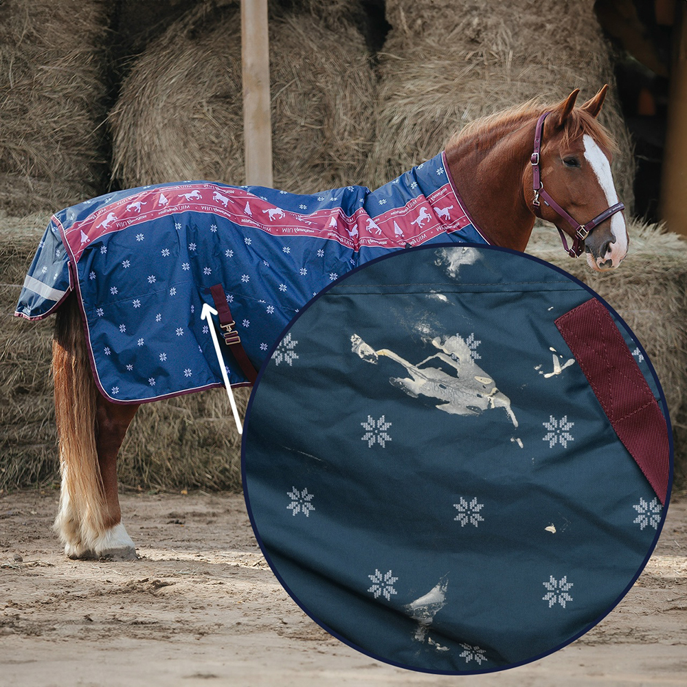 УЦЕНКАПопона прогулочная MIU Equestrian Avalanche, 300 гр принт Первая Конная Мануфактура