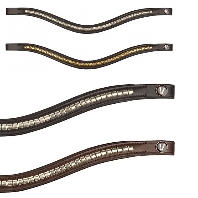 Налобник анатомический Animo Extra чёрный/серебро