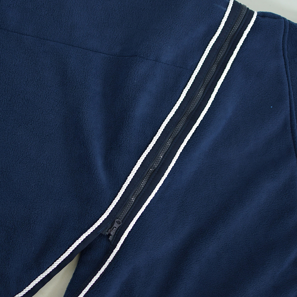 Попона флисовая ROYAL с капором на молнии синий