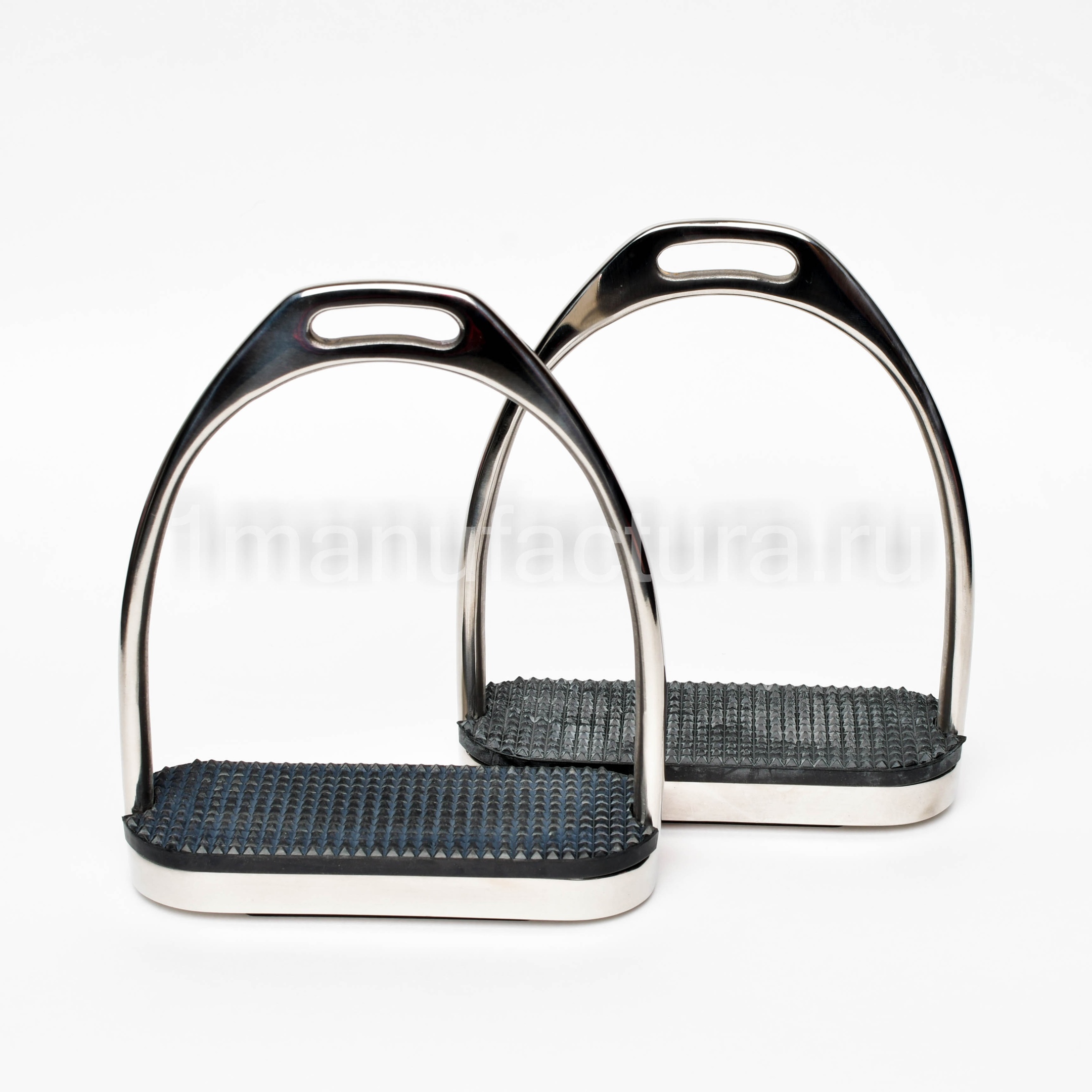 Стремена с резинками, нержавеющая сталь Stainless Steel