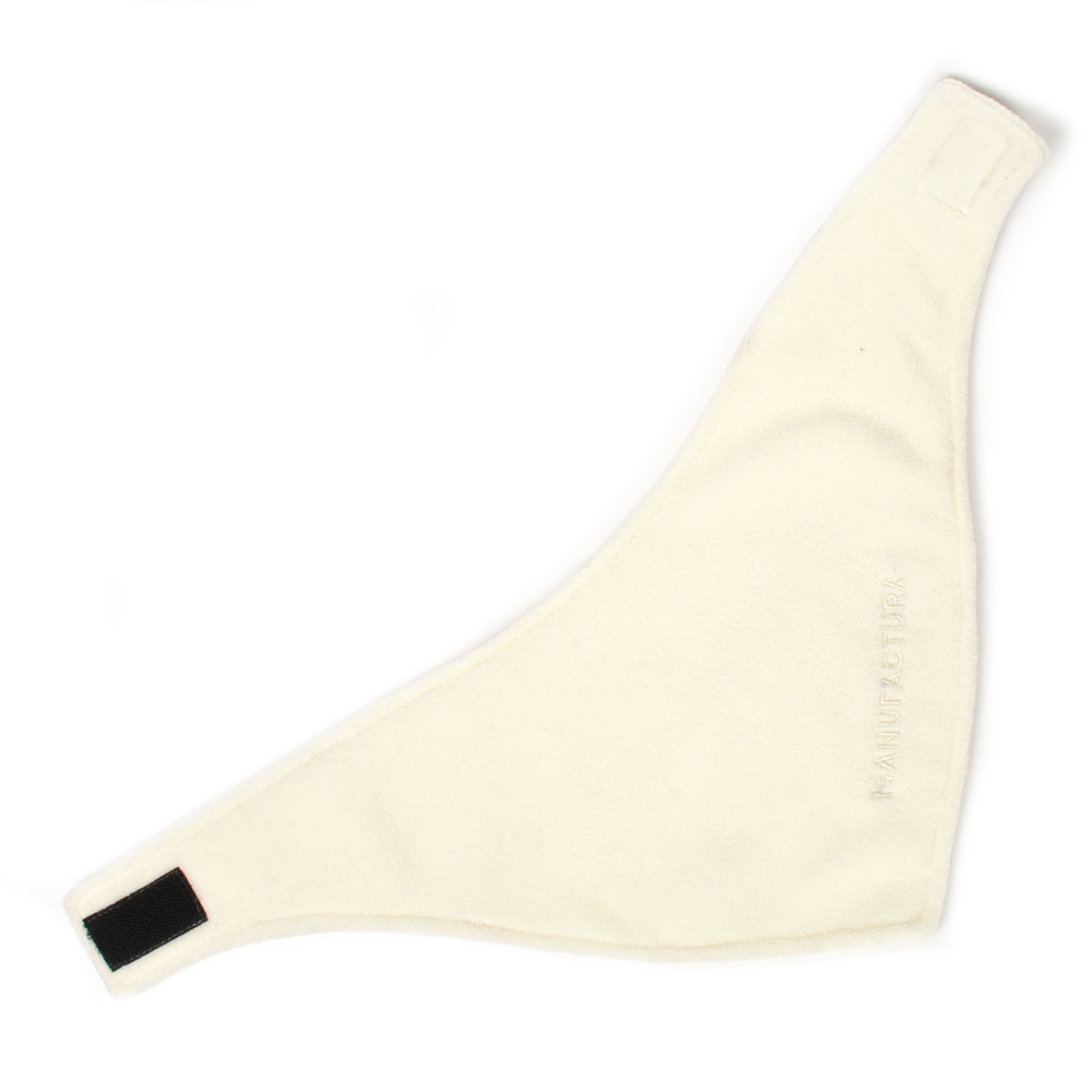 Манишка флисовая Manufactura на липучке слоновая кость