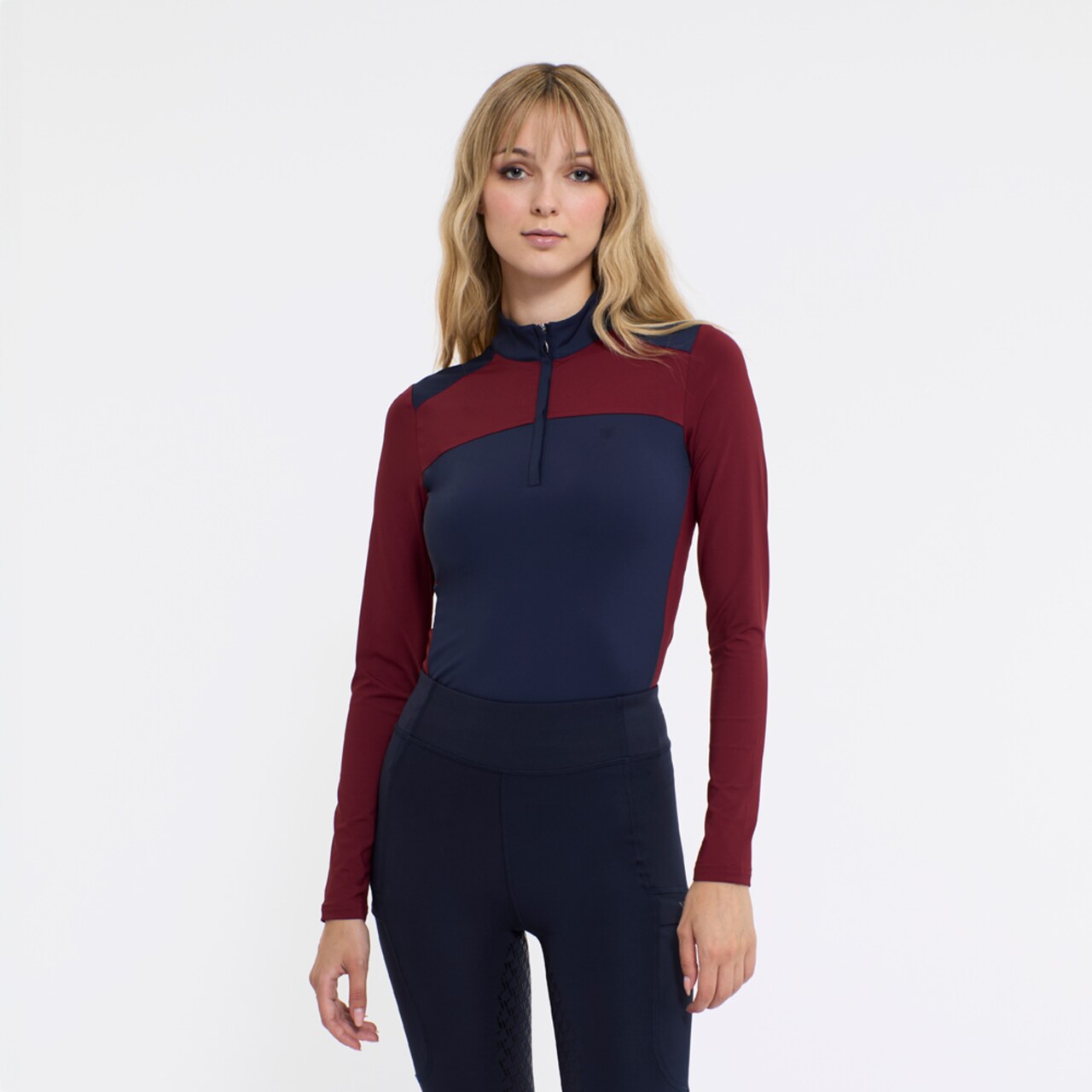 Лонгслив Performance top Felter синий/бордо Первая Конная Мануфактура