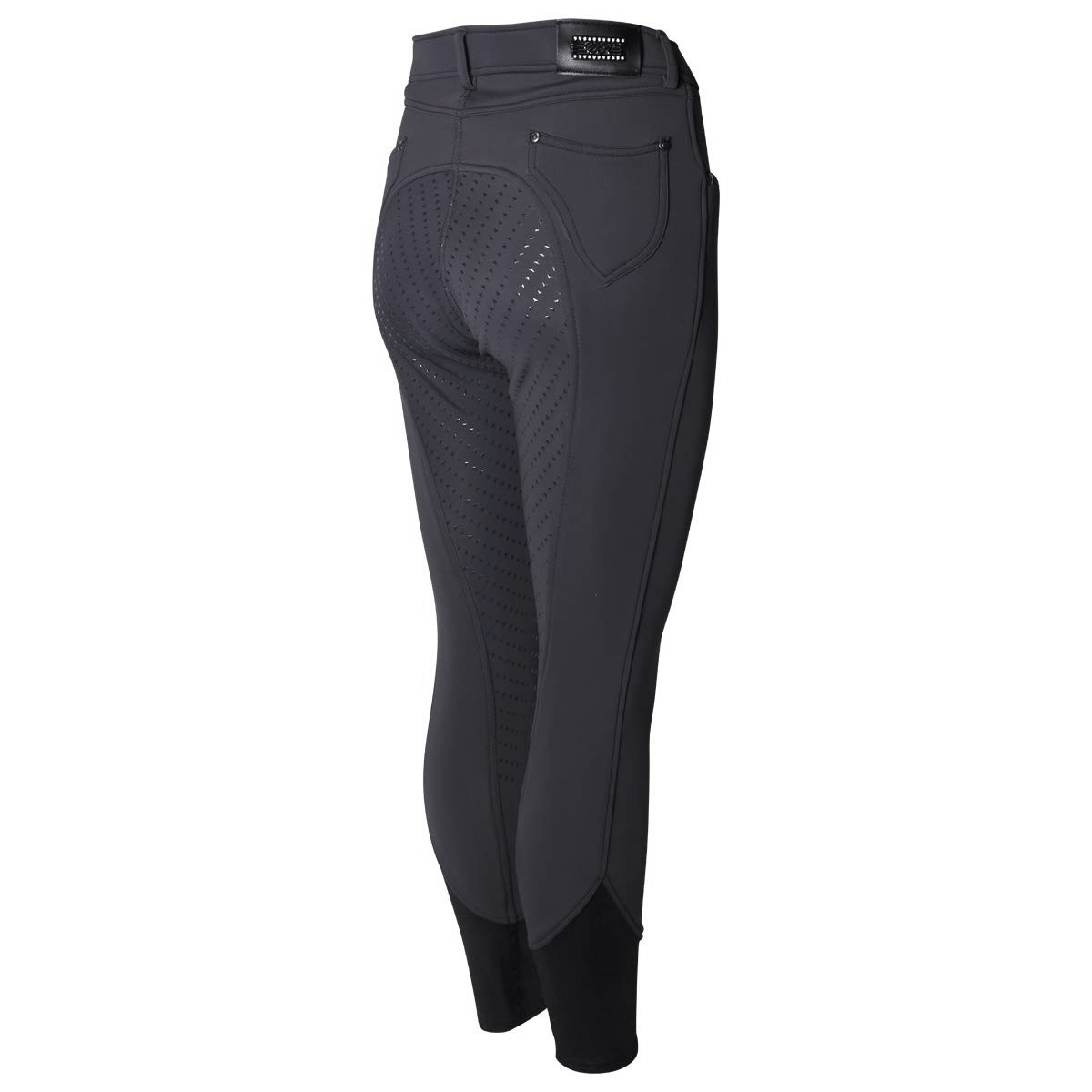 Бриджи утепленные для верховой езды Xantippe softshell чёрный