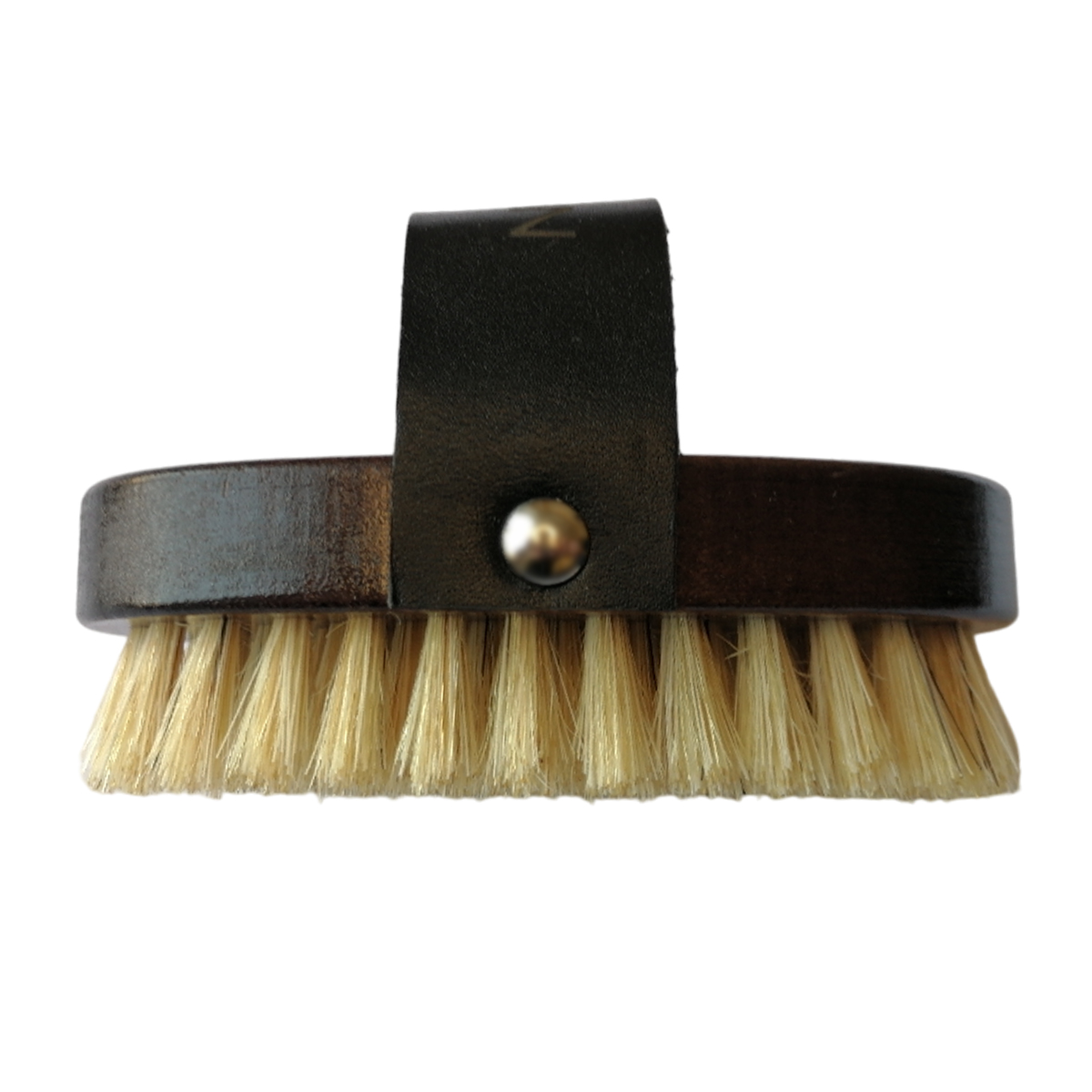 Щётка маленькая деревянная с натуральной щетиной HO