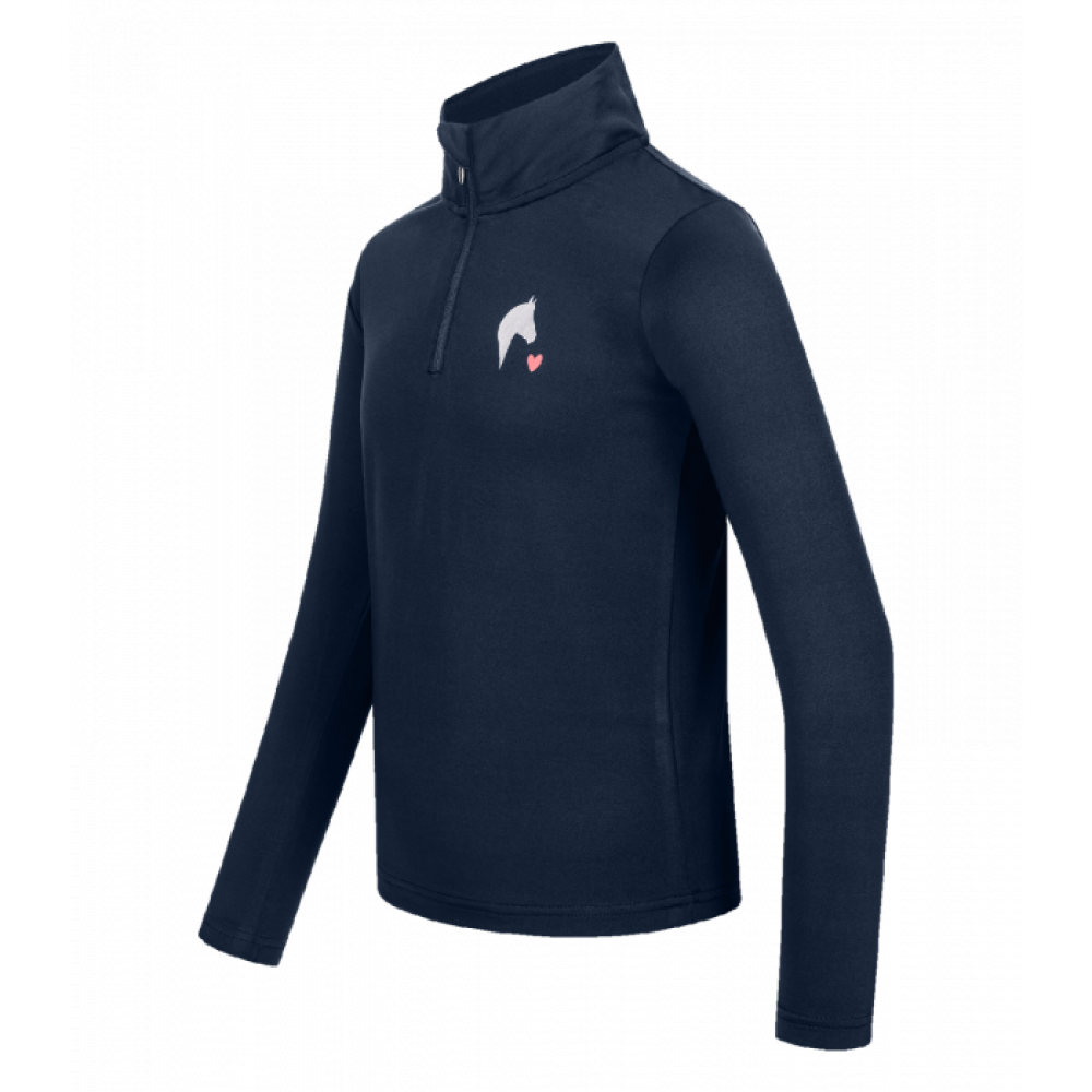 Лонгслив детский Lucky Liz синий