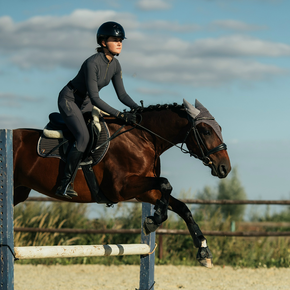 Вальтрап конкурный AIR Graphite серый Первая Конная Мануфактура