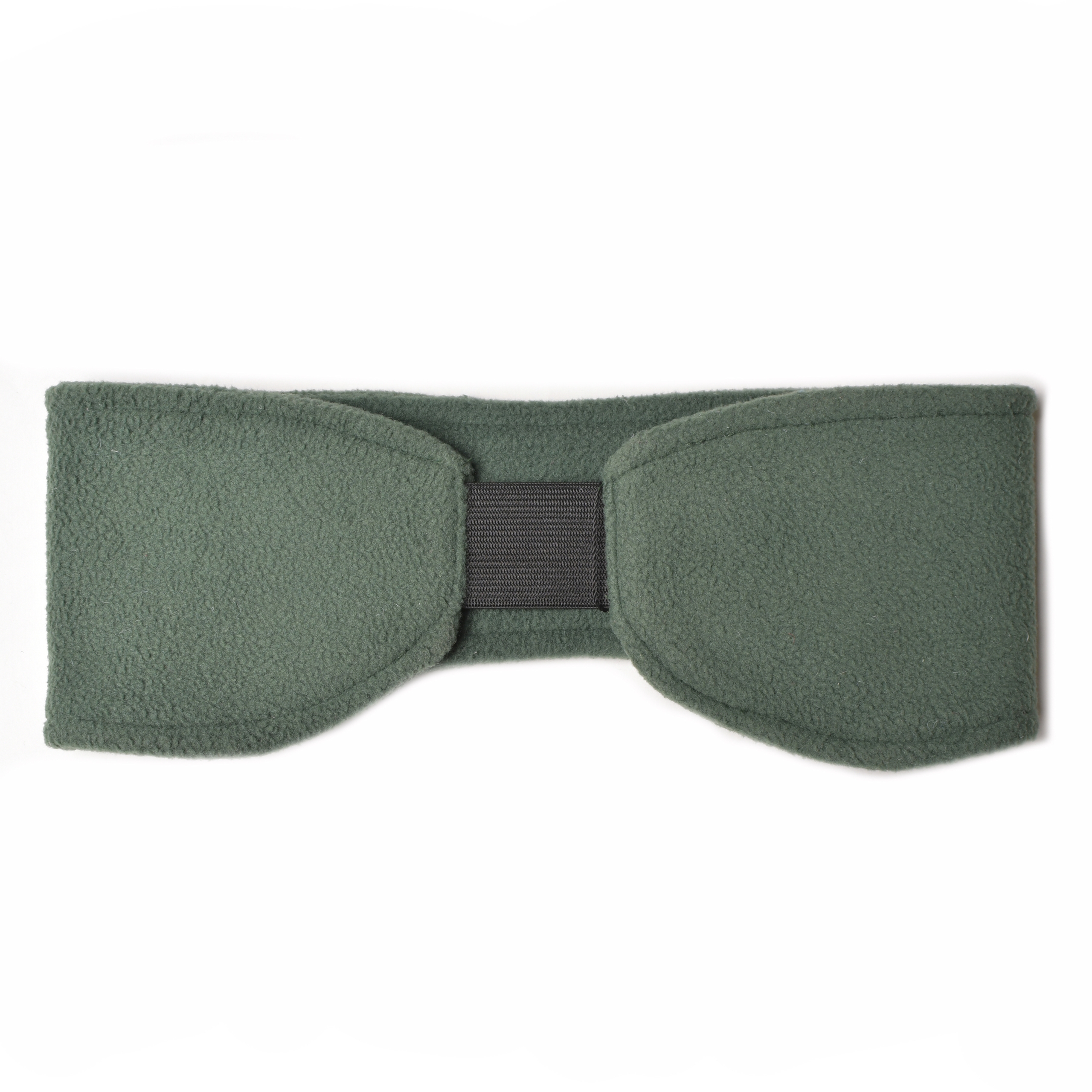 Полоска флисовая на уши ХорзФактор тёмно-зелёный