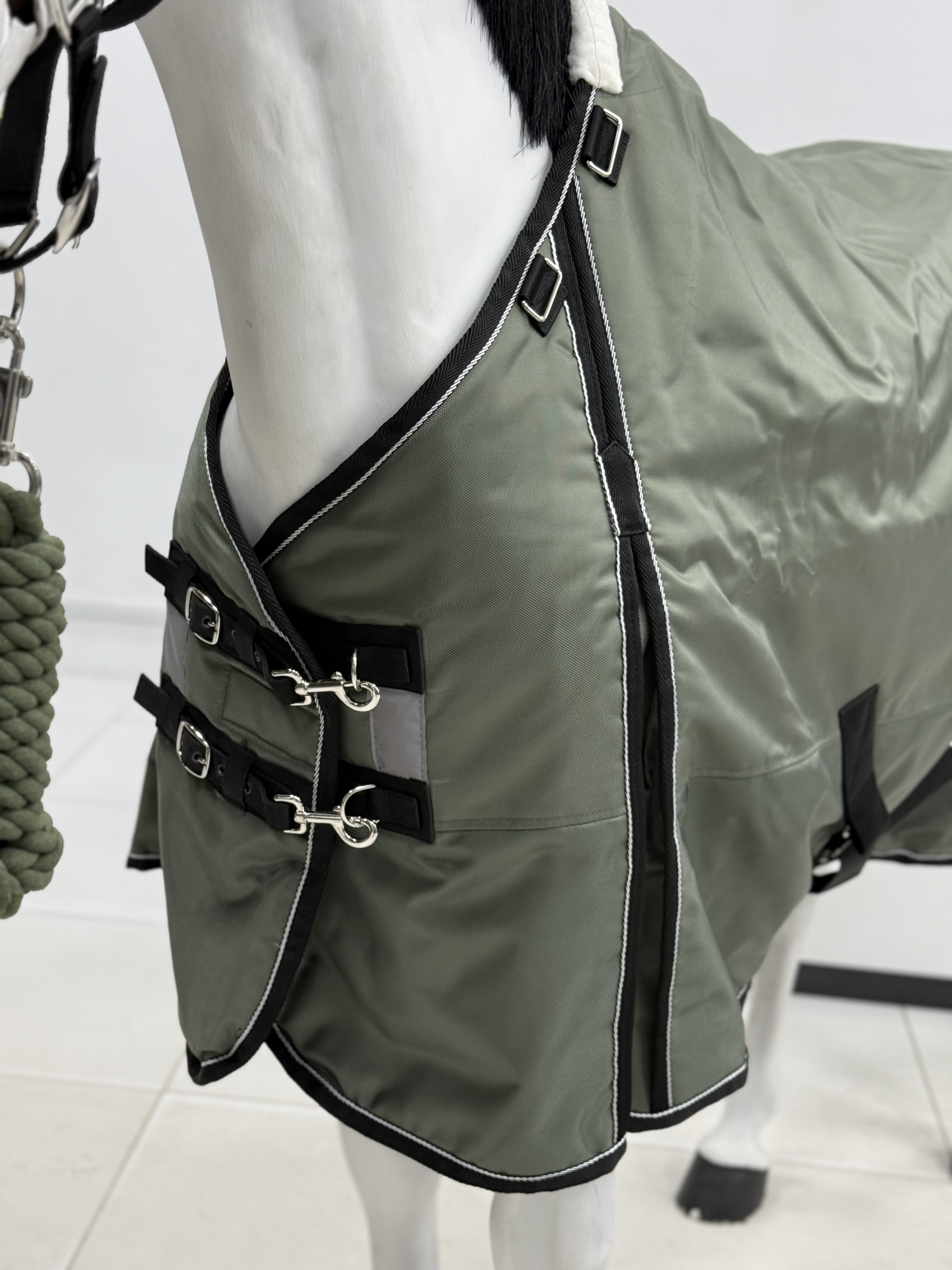 Попона прогулочная ALASKA с капором, 300 гр хаки