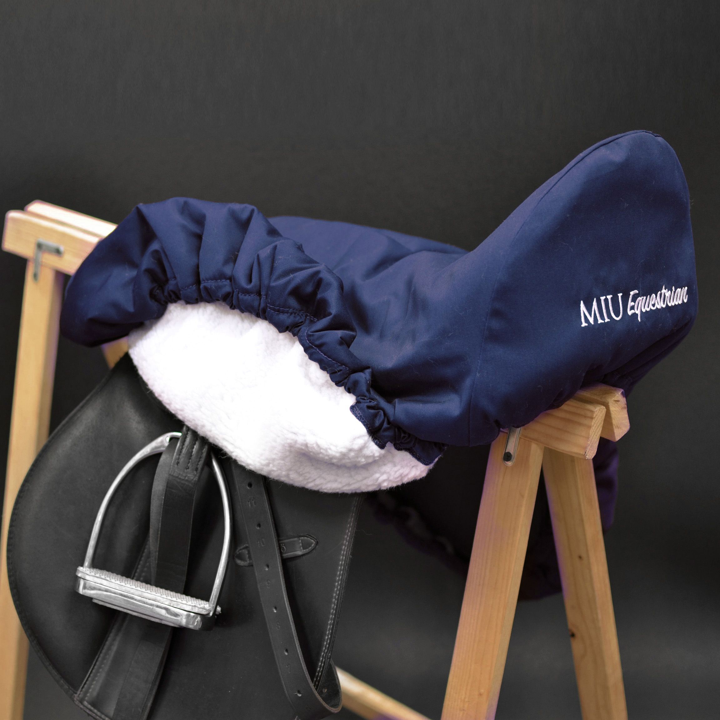 Чехол для конкурного седла Deluxe Saddle cover синий (один размер, 372461-21-один размер)