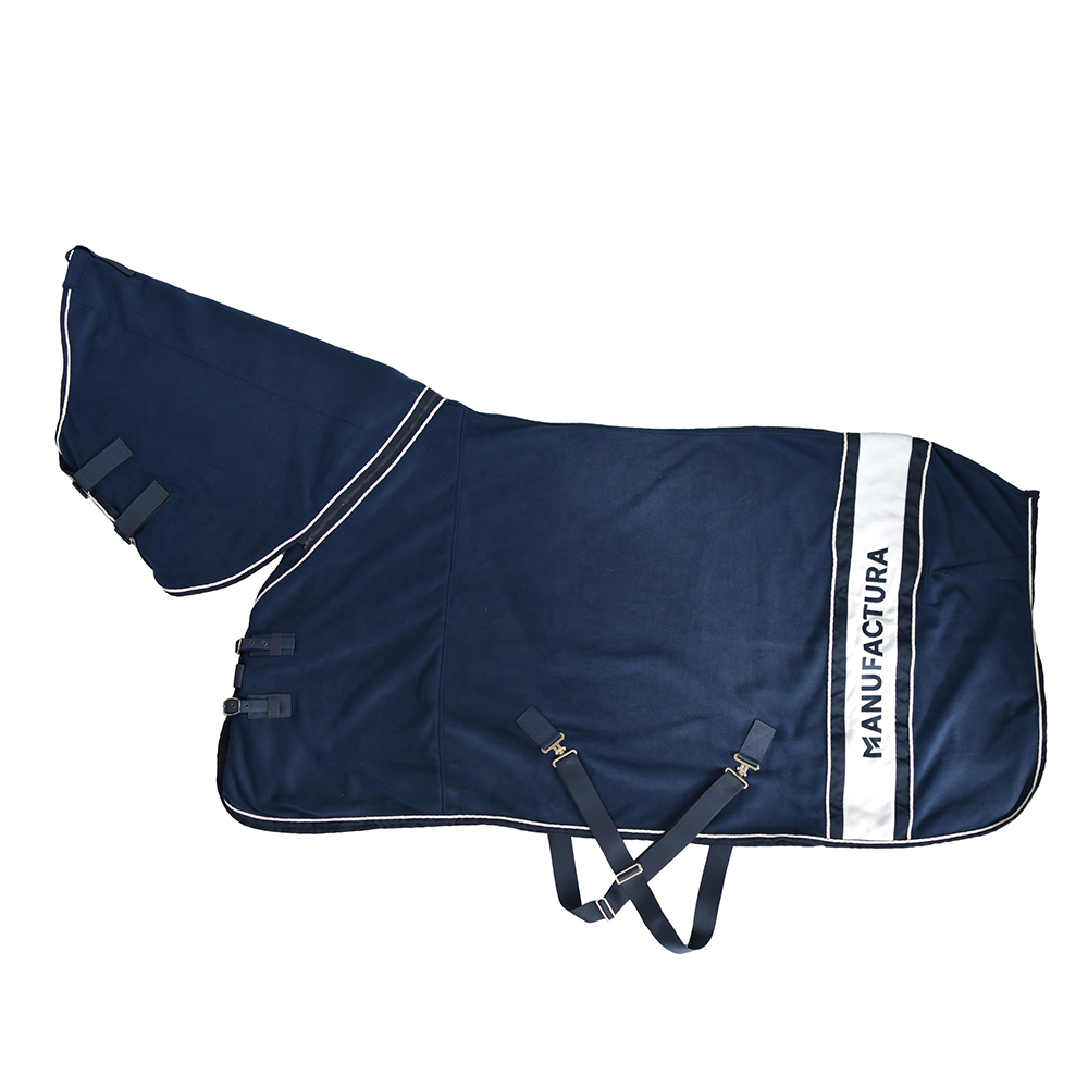 Попона флисовая ROYAL с капором на молнии синий