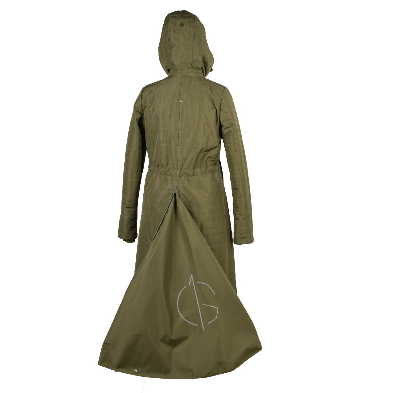 Пальто демисезон 135см хаки