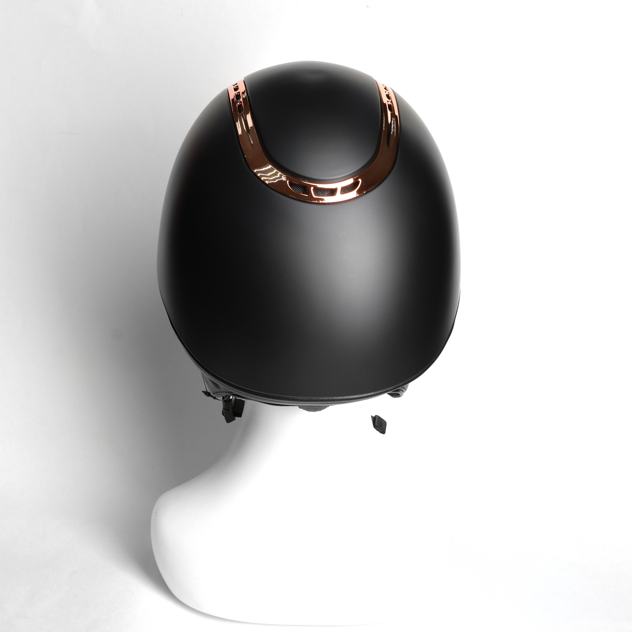 Шлем WINNER с регулировкой чёрный/розовое золото