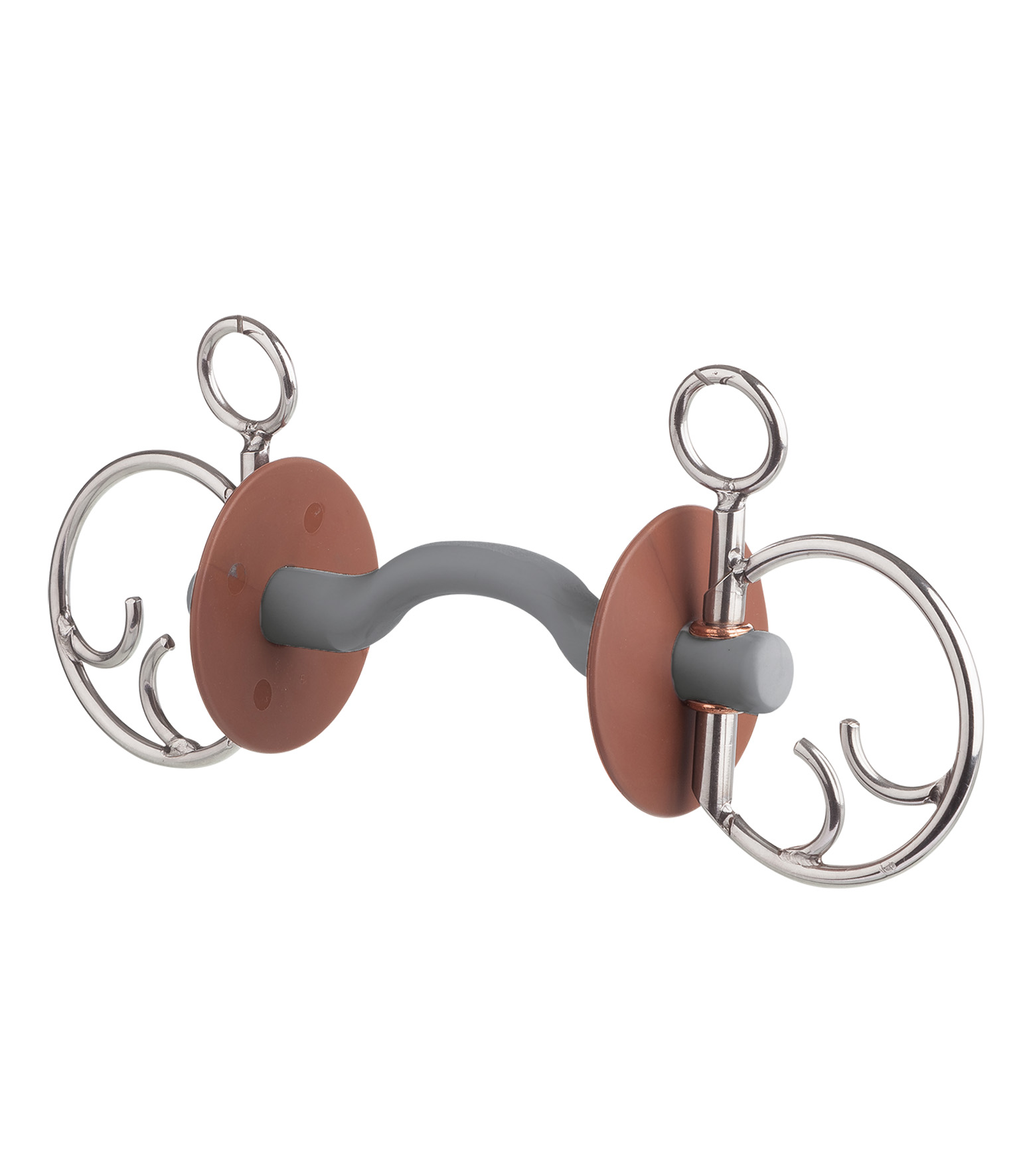 Трензель BERIS Kimblewick Bit with Tongue Port Bar, soft Первая Конная Мануфактура
