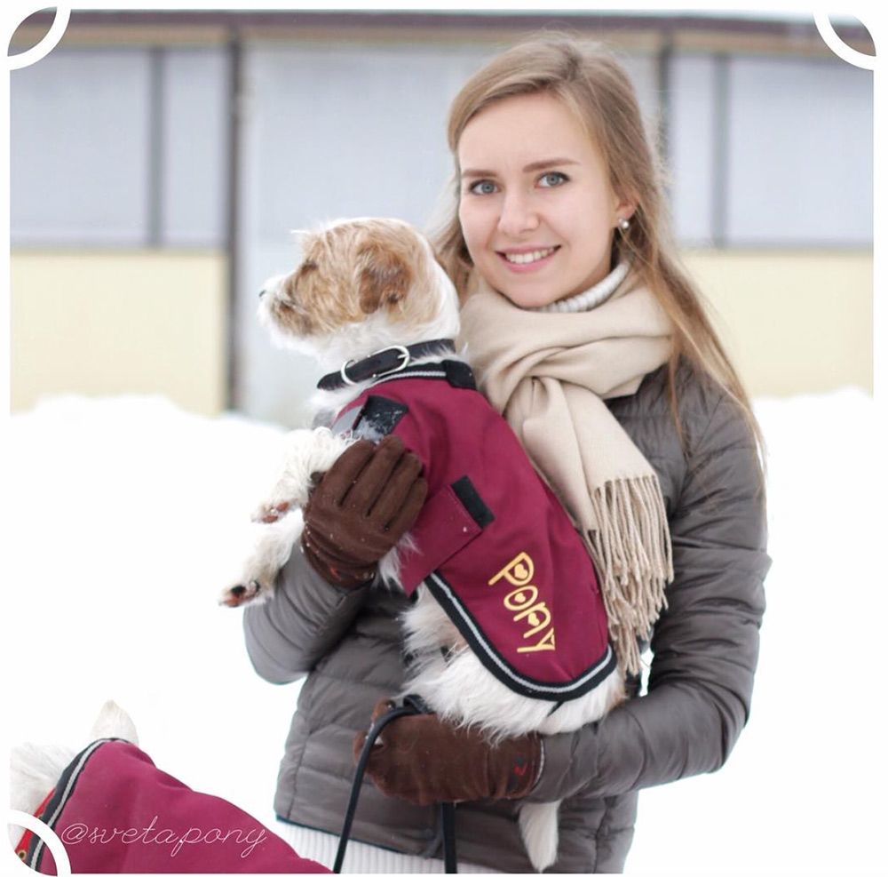 Попона для собаки с именем, 300 гр