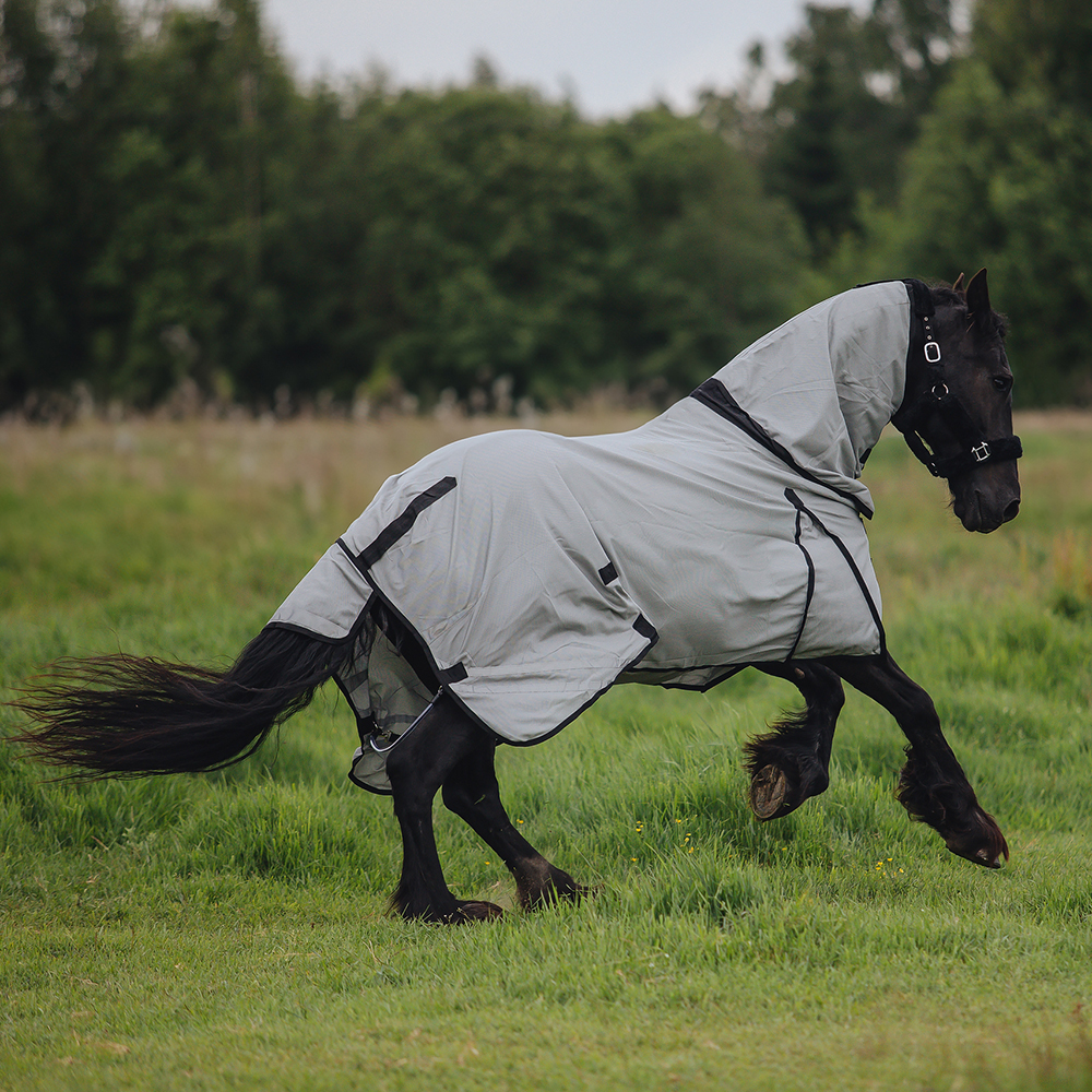 Попона антимоскитная WHITE NIGHTS с подпузником и капором серый