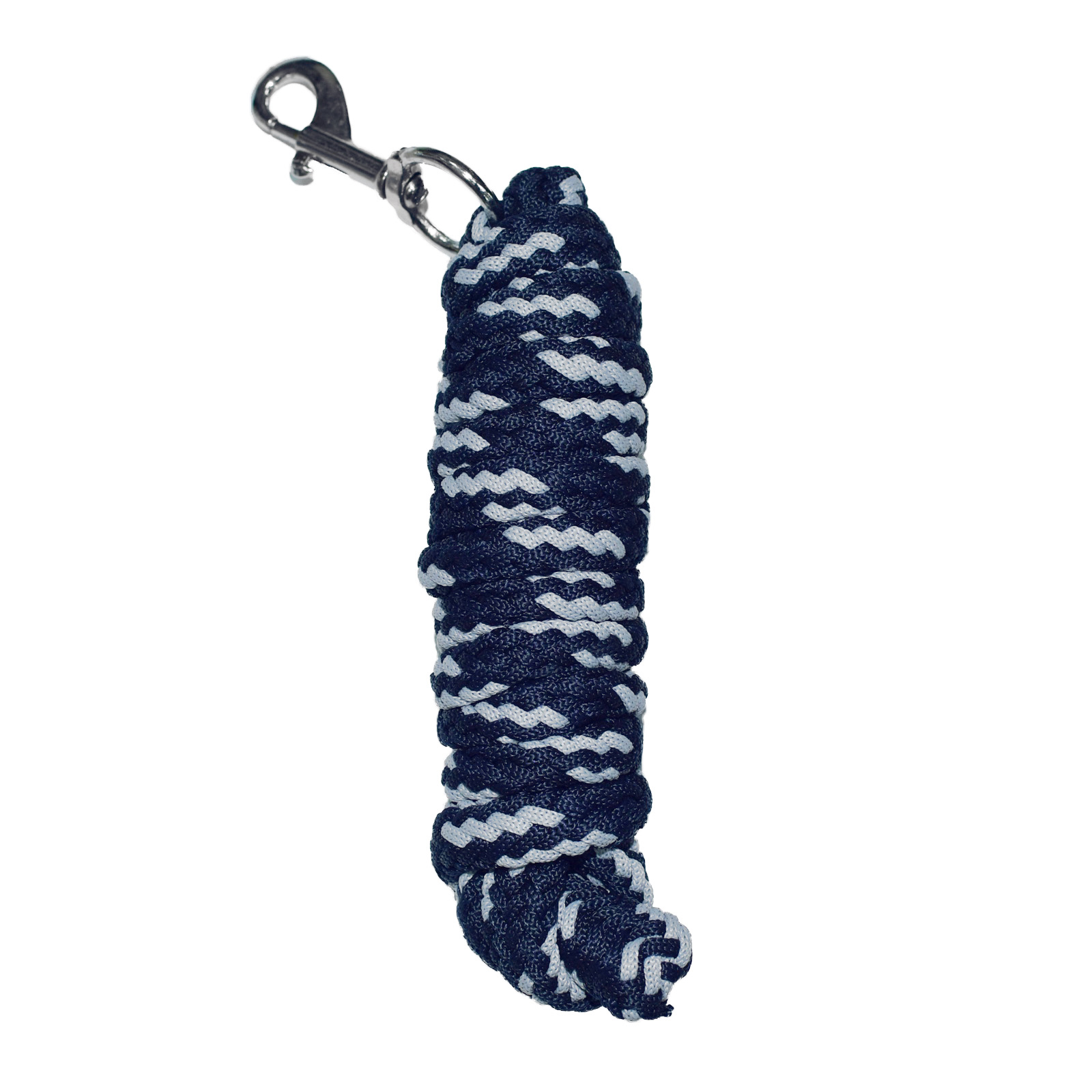 Чомбур плетеный синий/серый