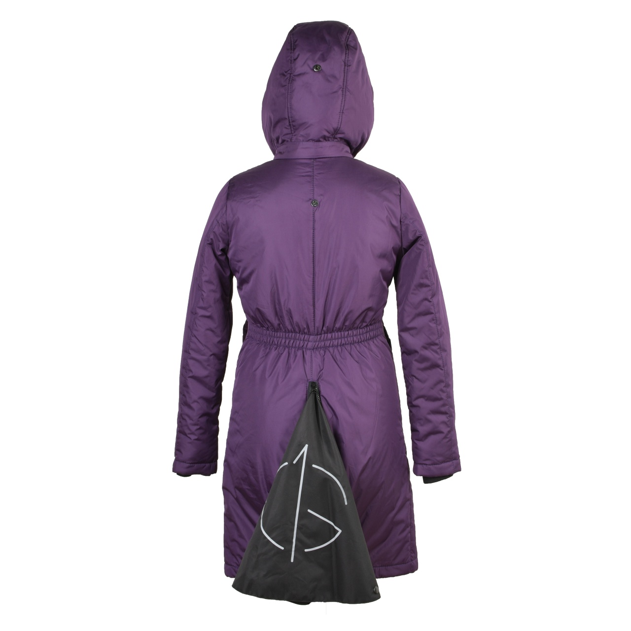 Пальто демисезон 100см баклажан