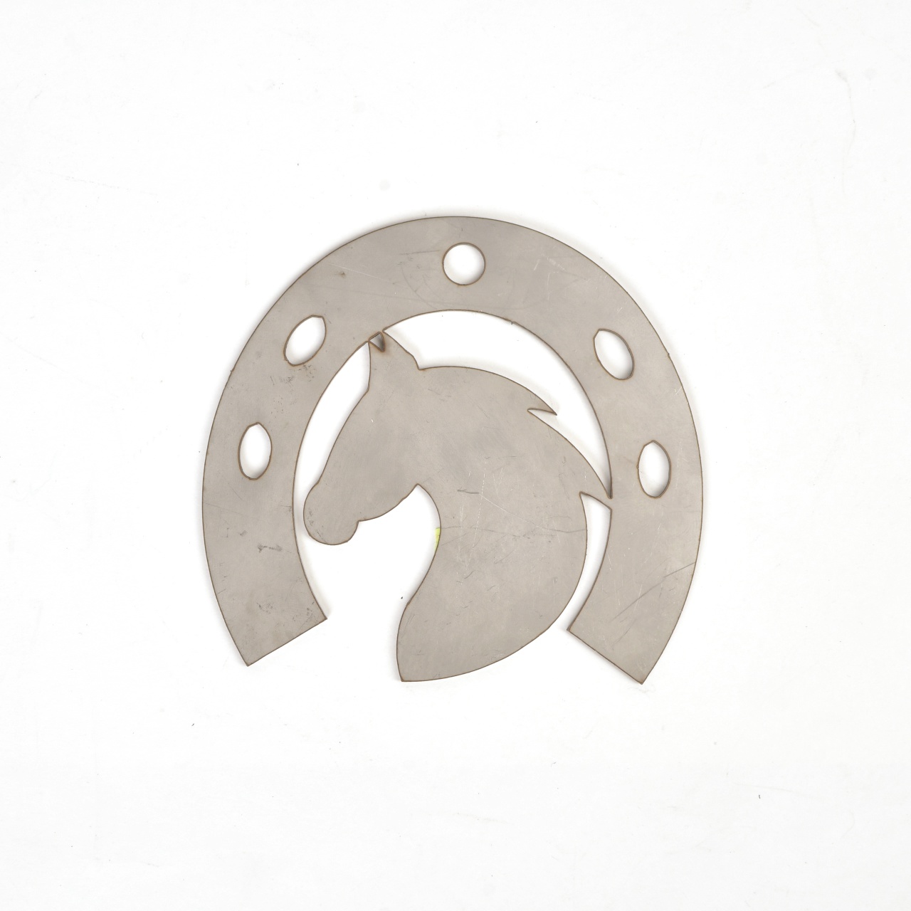 Подкова с лошадью, металл