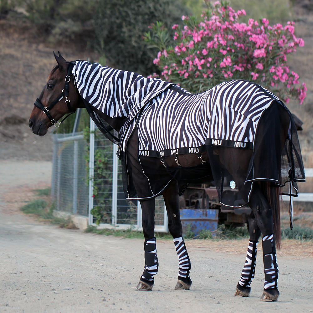 Попона антимоскитная AIR MAX ZEBRA с подпузником и съёмным капором