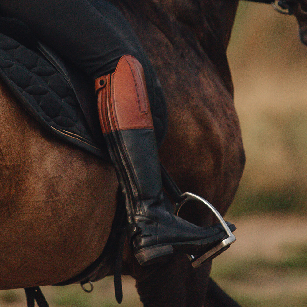 Сапоги для верховой езды HUNTER, классические чёрный/коричневый