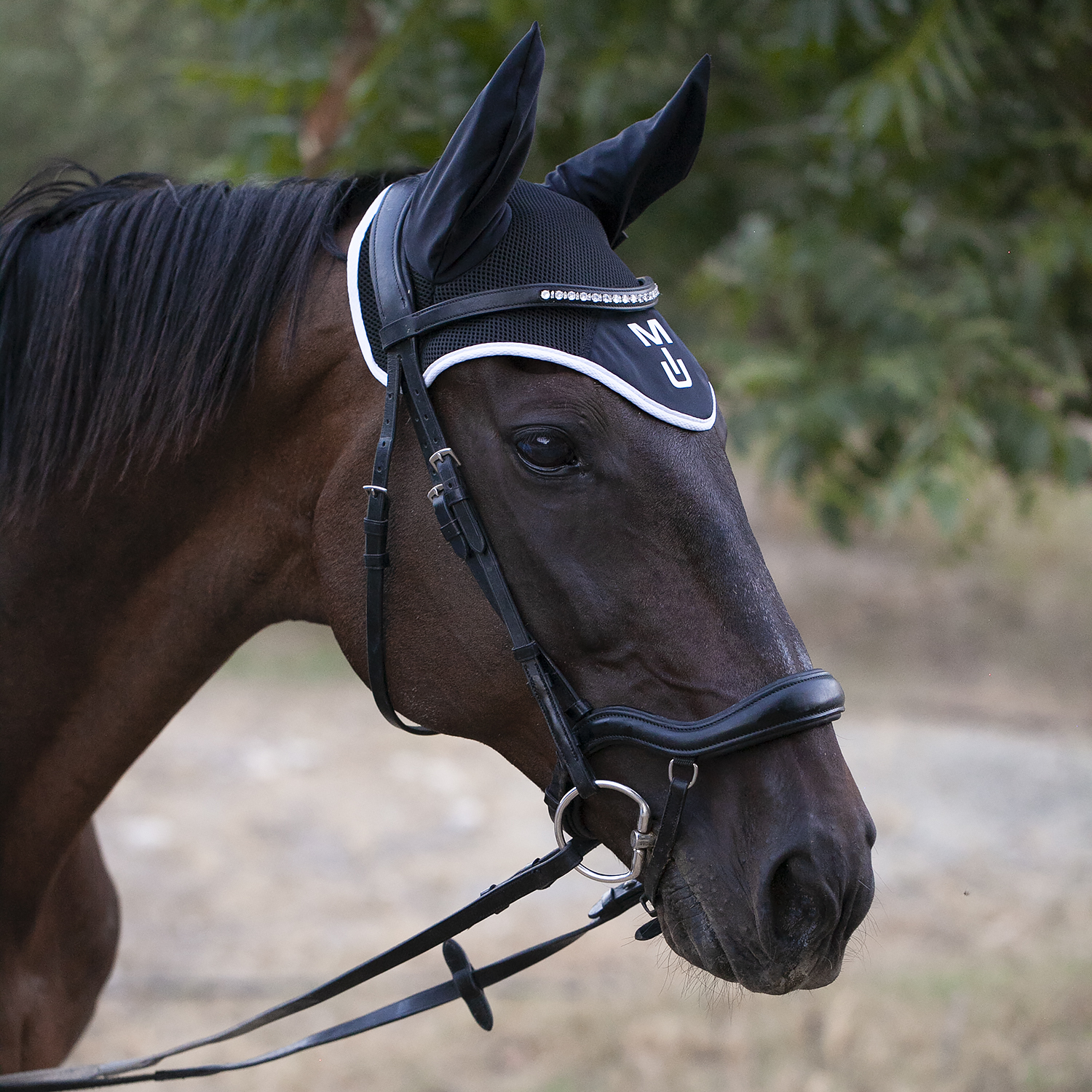 УШКИ SportLine черный/белый