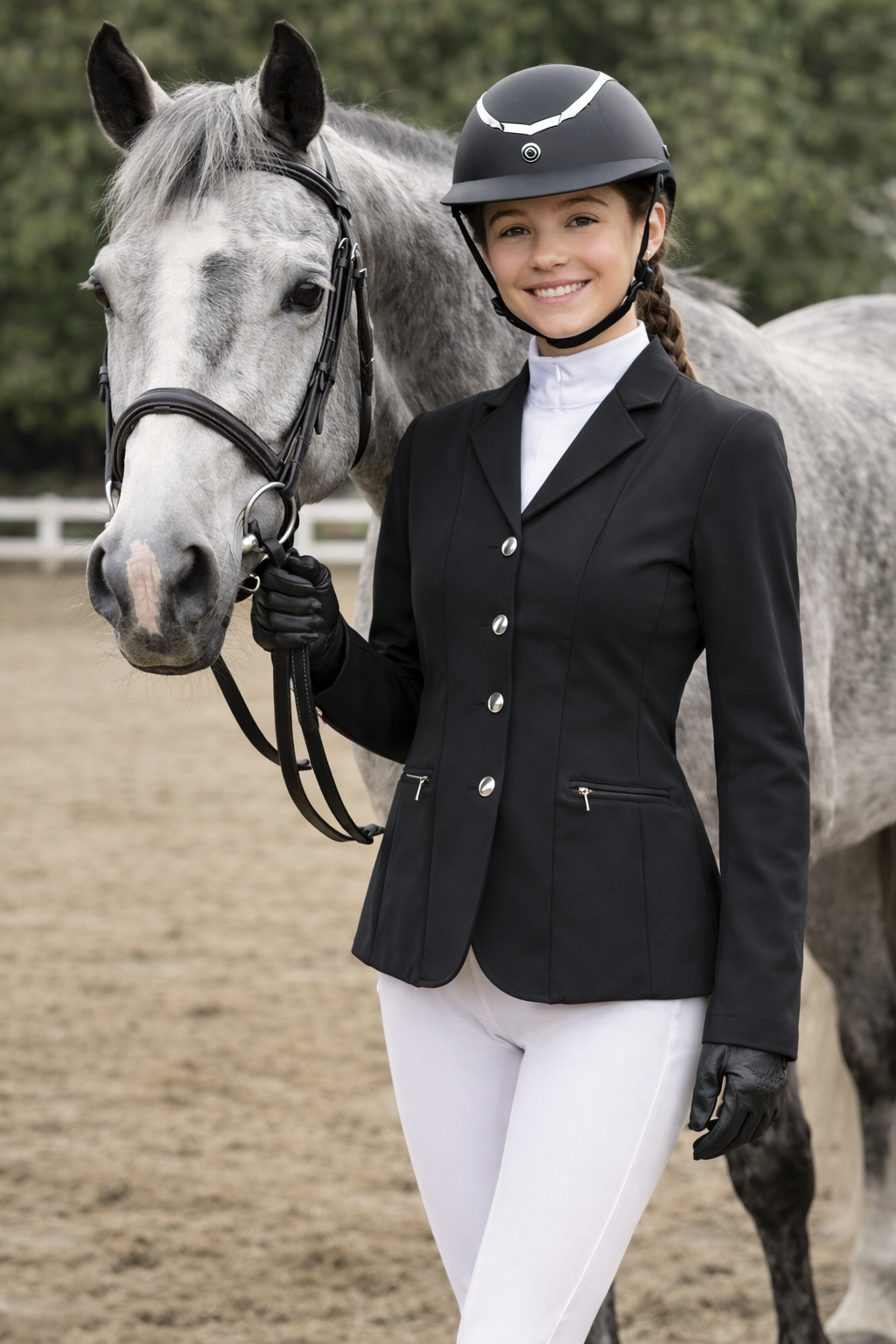 Редингот женский HO чёрный Первая Конная Мануфактура