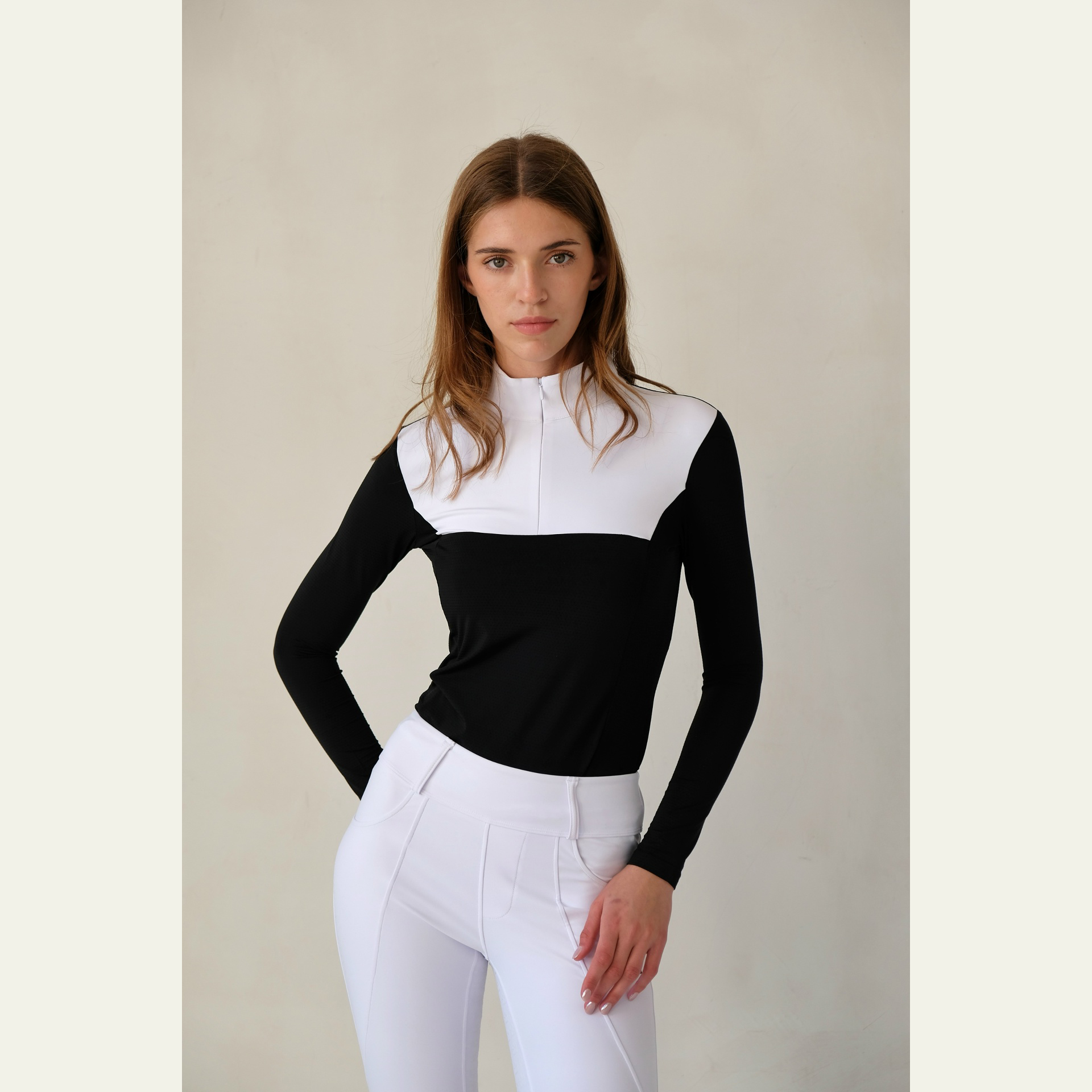 Лонгслив для выступлений DiAction чёрный Первая Конная Мануфактура