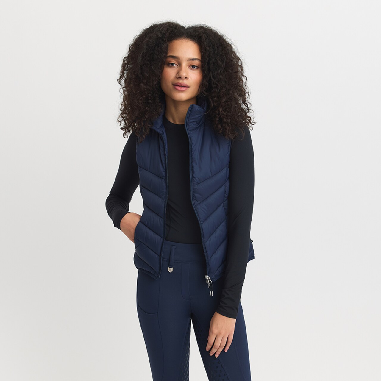 Жилет для верховой езды Delaire синий