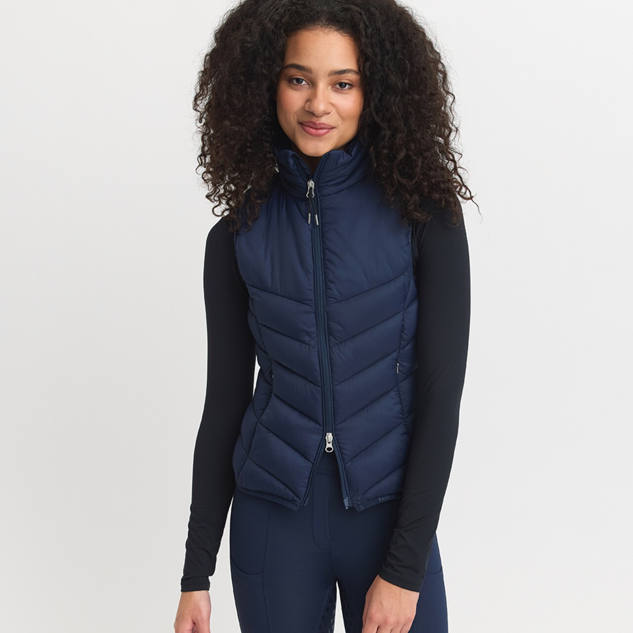 Жилет для верховой езды Delaire синий Первая Конная Мануфактура