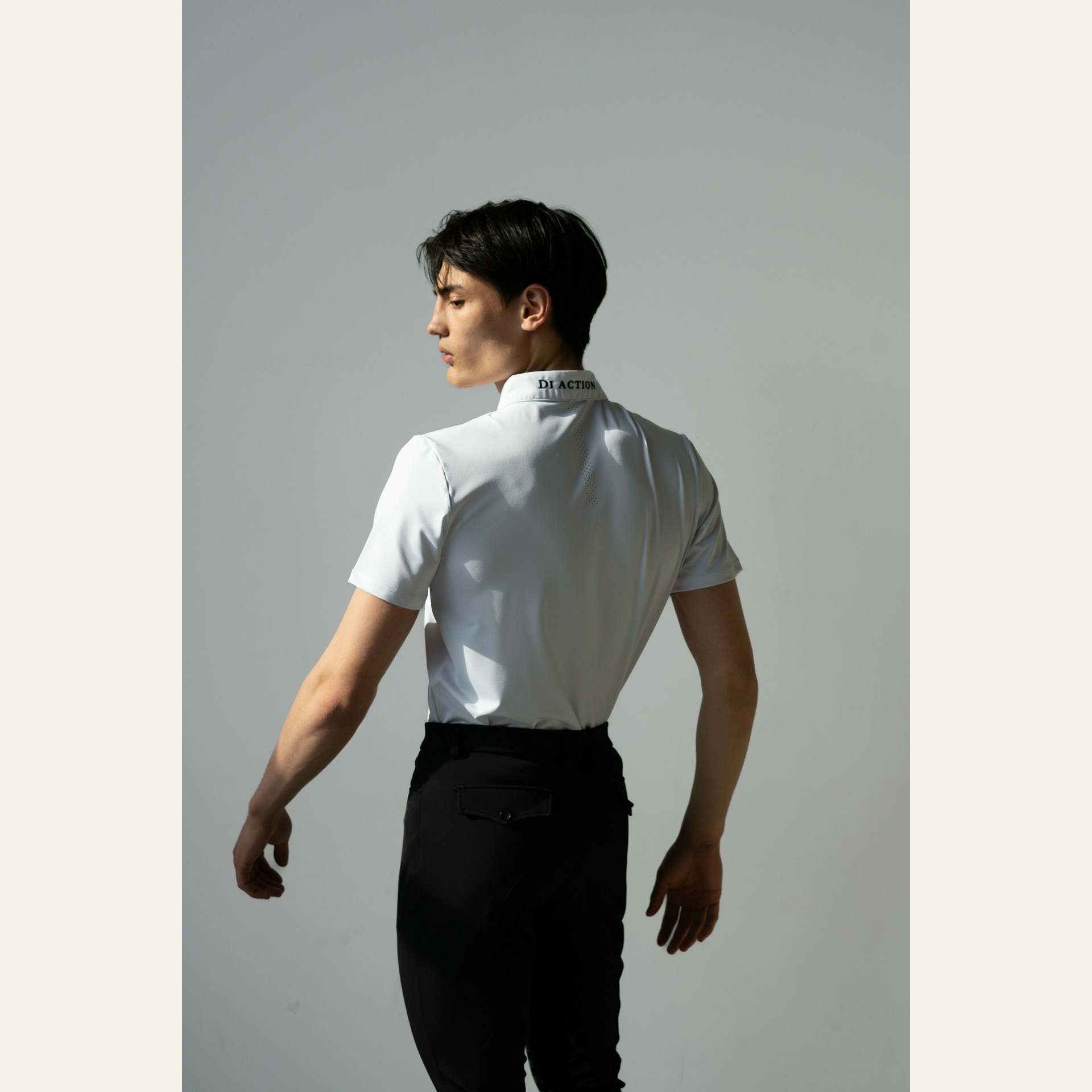 Поло рубашка мужская с коротким рукавом белый