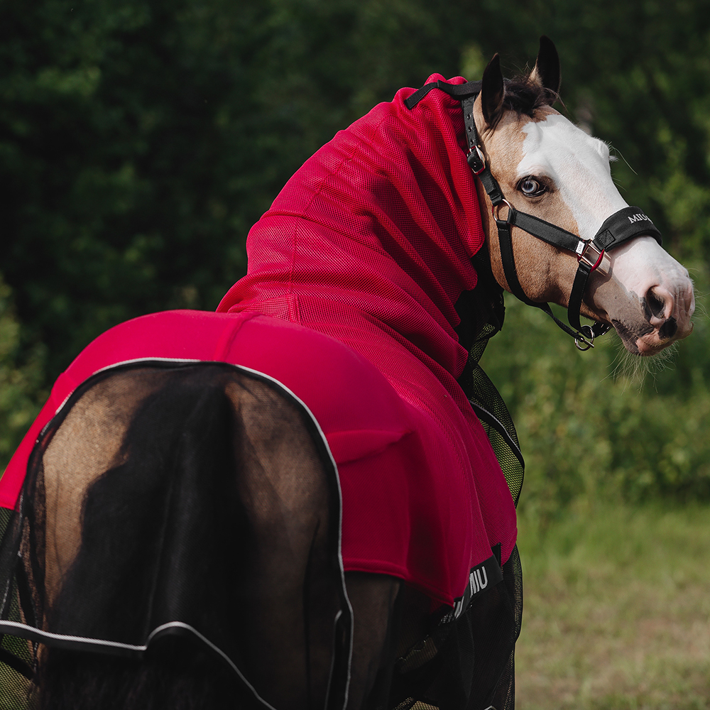 Попона антимоскитная AIR MAX с подпузником и капором малиновый